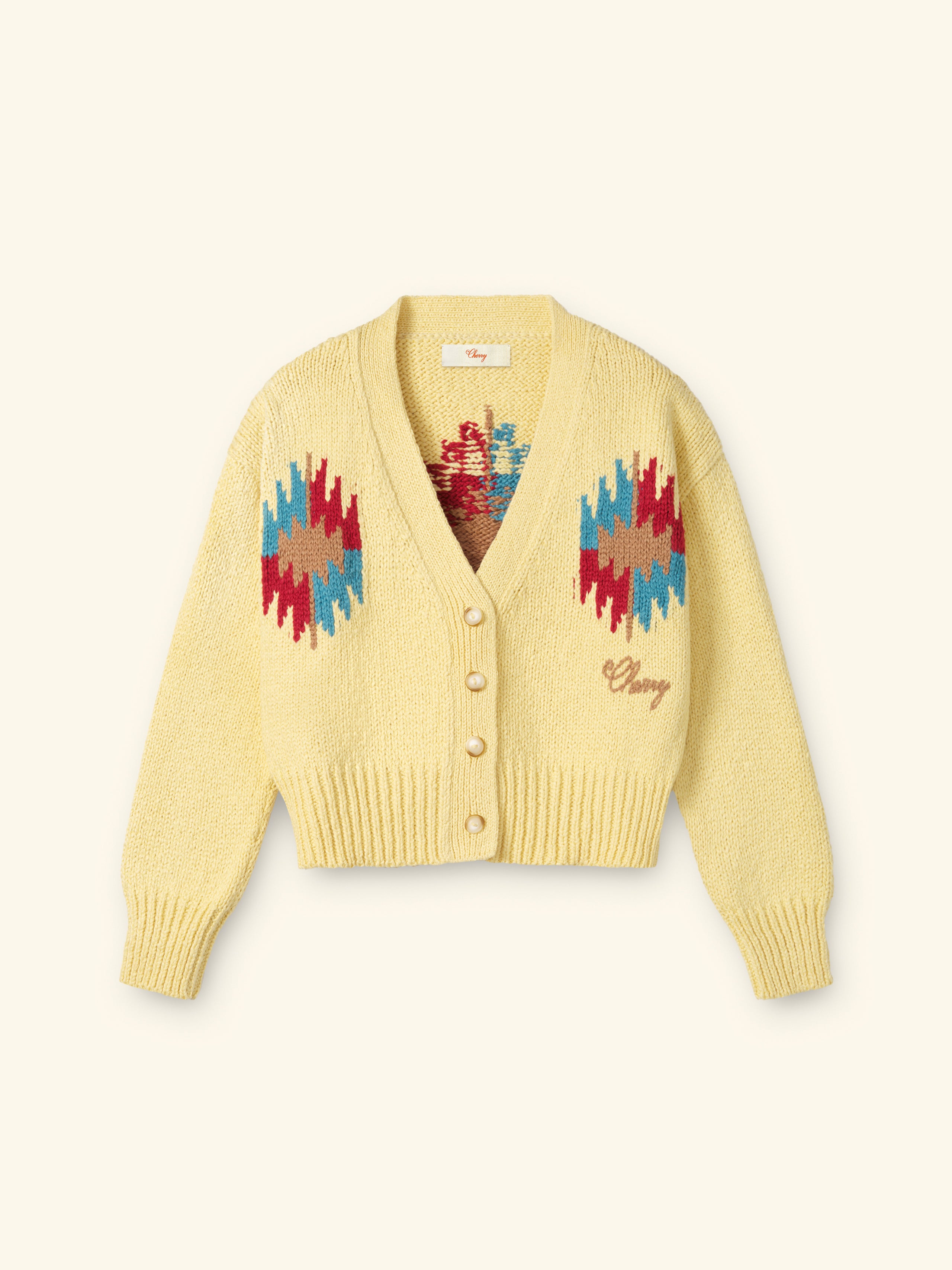 Women's Frontier Cropped Cardigan (Butter Yellow) – CHERRY LA
