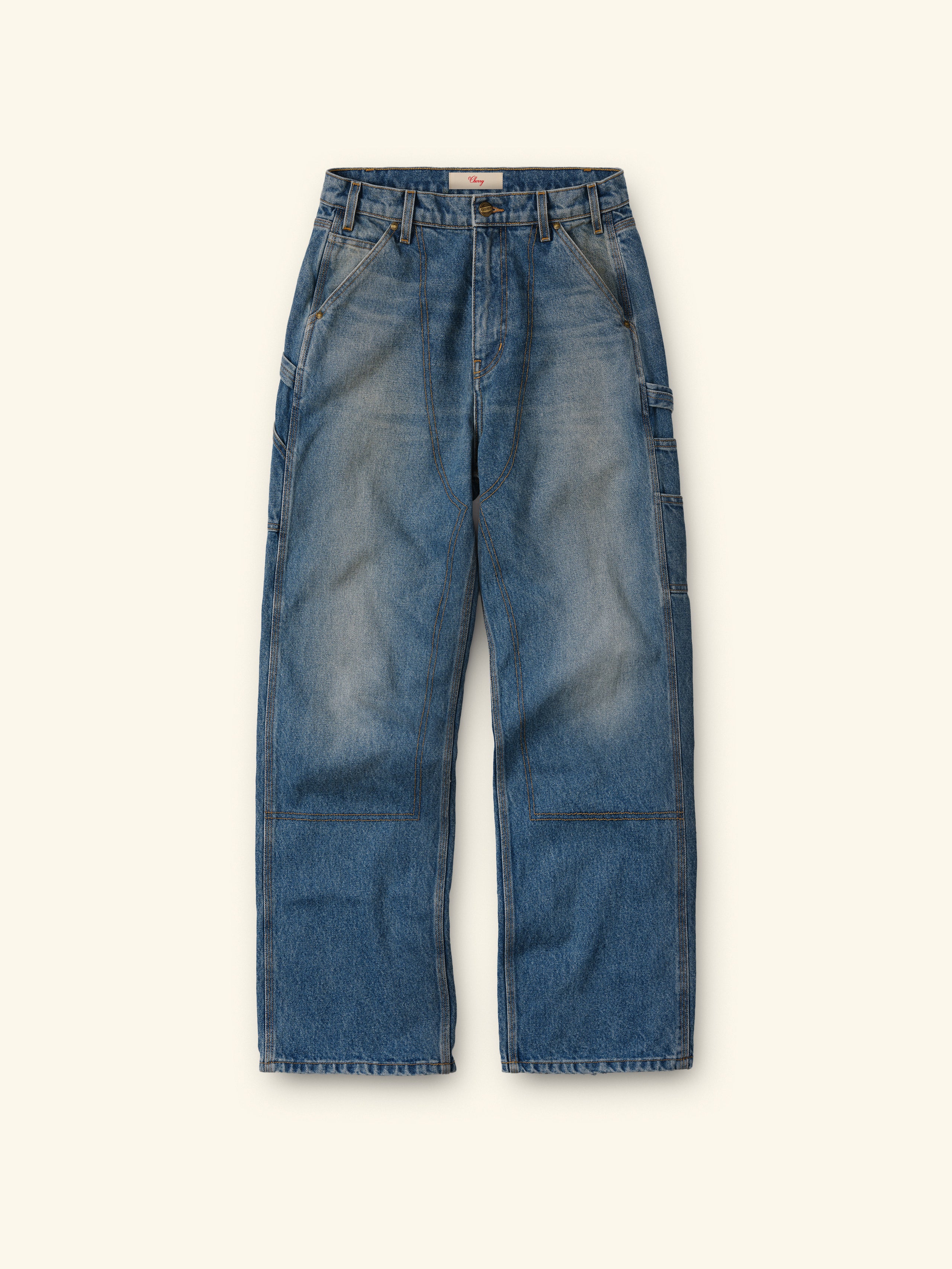 Denim Carpenter Pant (Medium Wash) – CHERRY LA