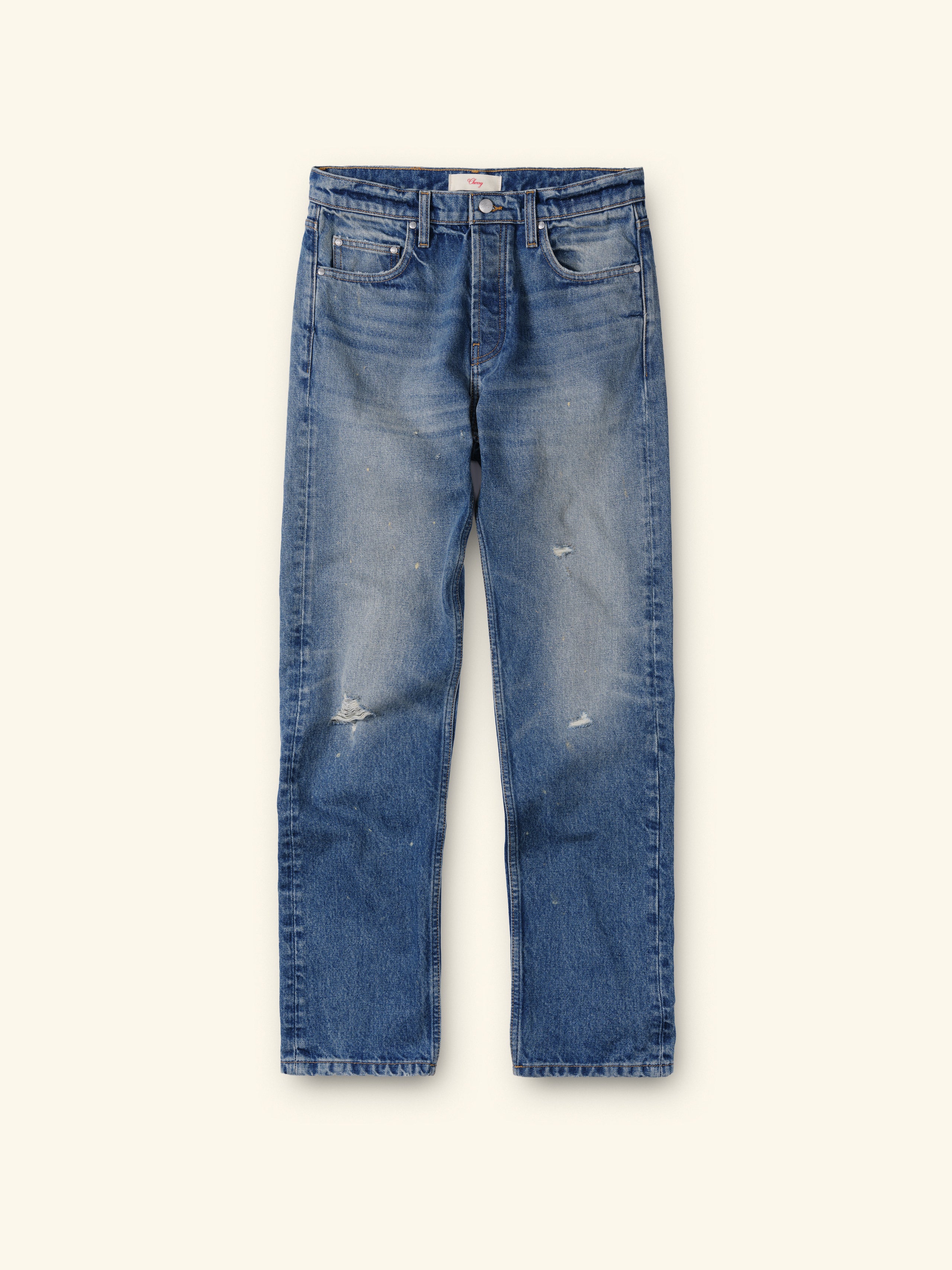Straight 5 Pocket Jeans (Painters Wash) – CHERRY LA