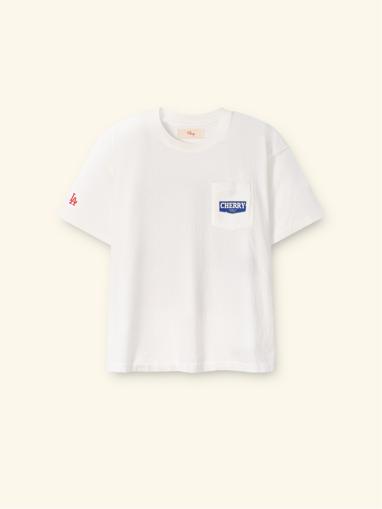 Mid Summer Classics Classic Pocket T-Shirt (Vintage White) – CHERRY LA