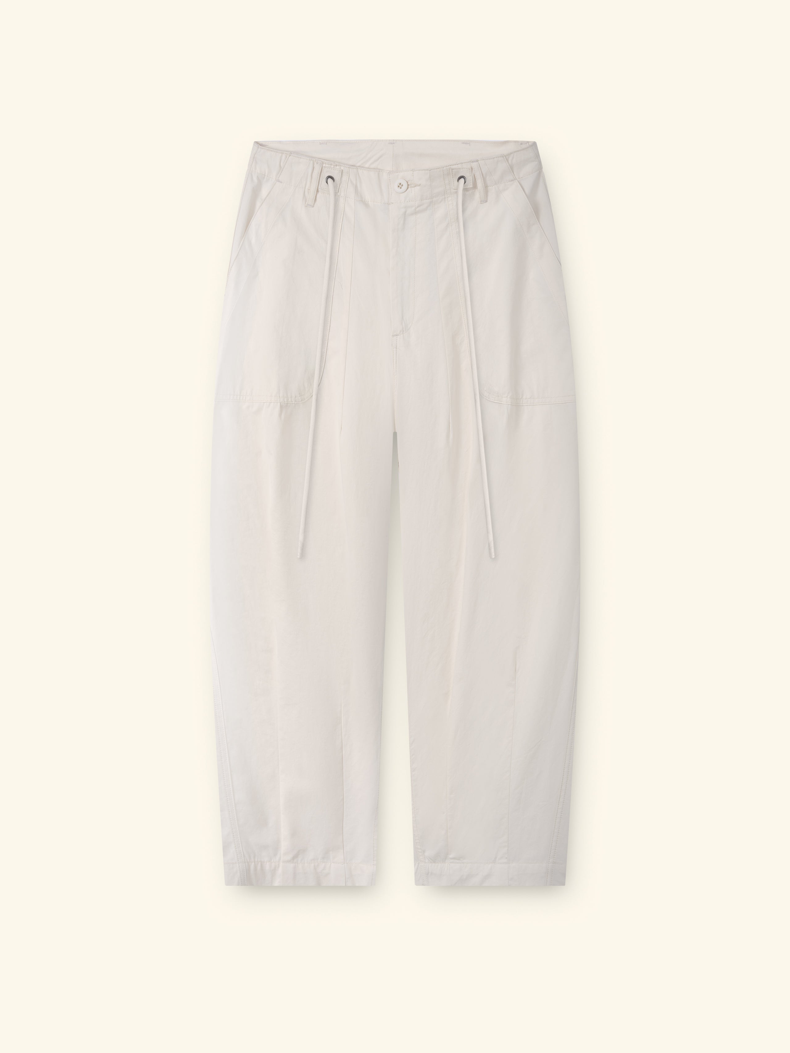 Twill Parachute Pants (Ivory) – CHERRY LA