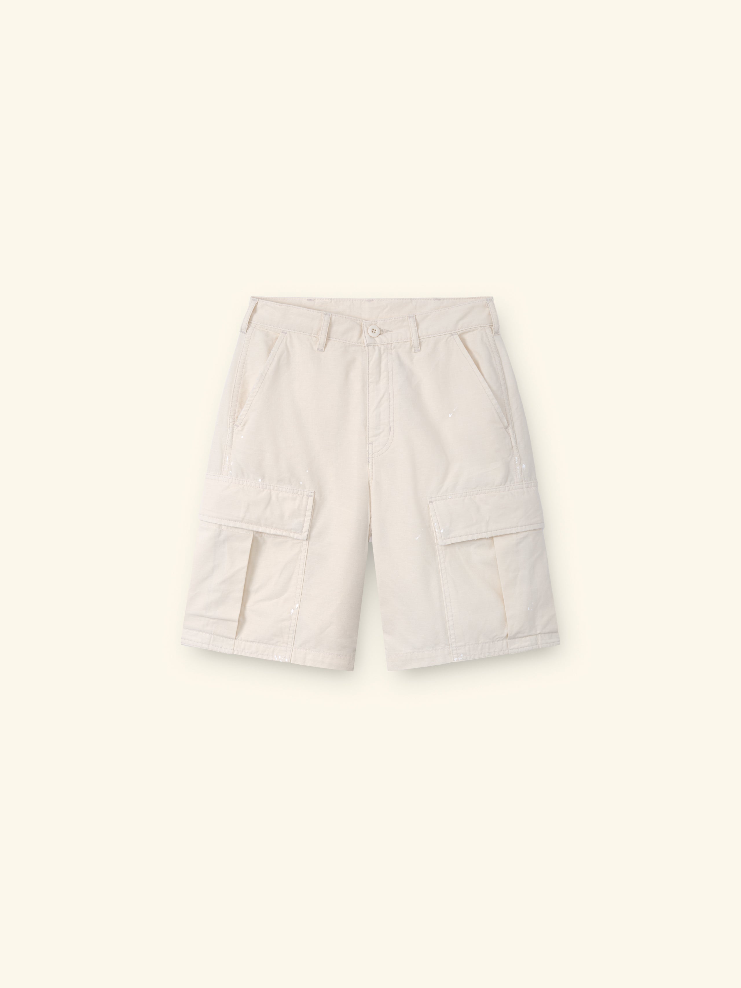 Wide Leg Cargo Shorts (Natural) – CHERRY LA