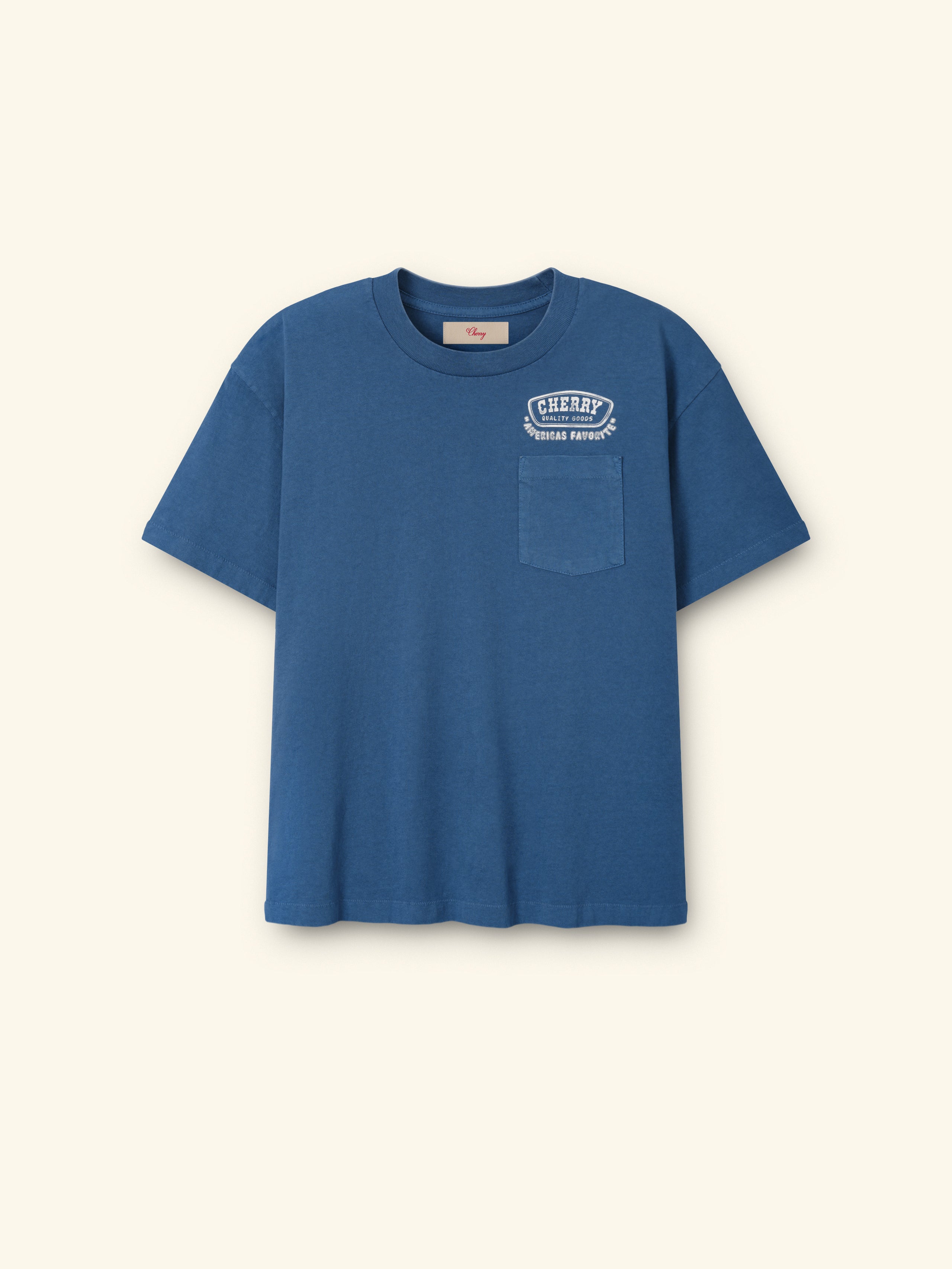 Cape Canaveral Classic Pocket Tee (Faded Navy) – CHERRY LA