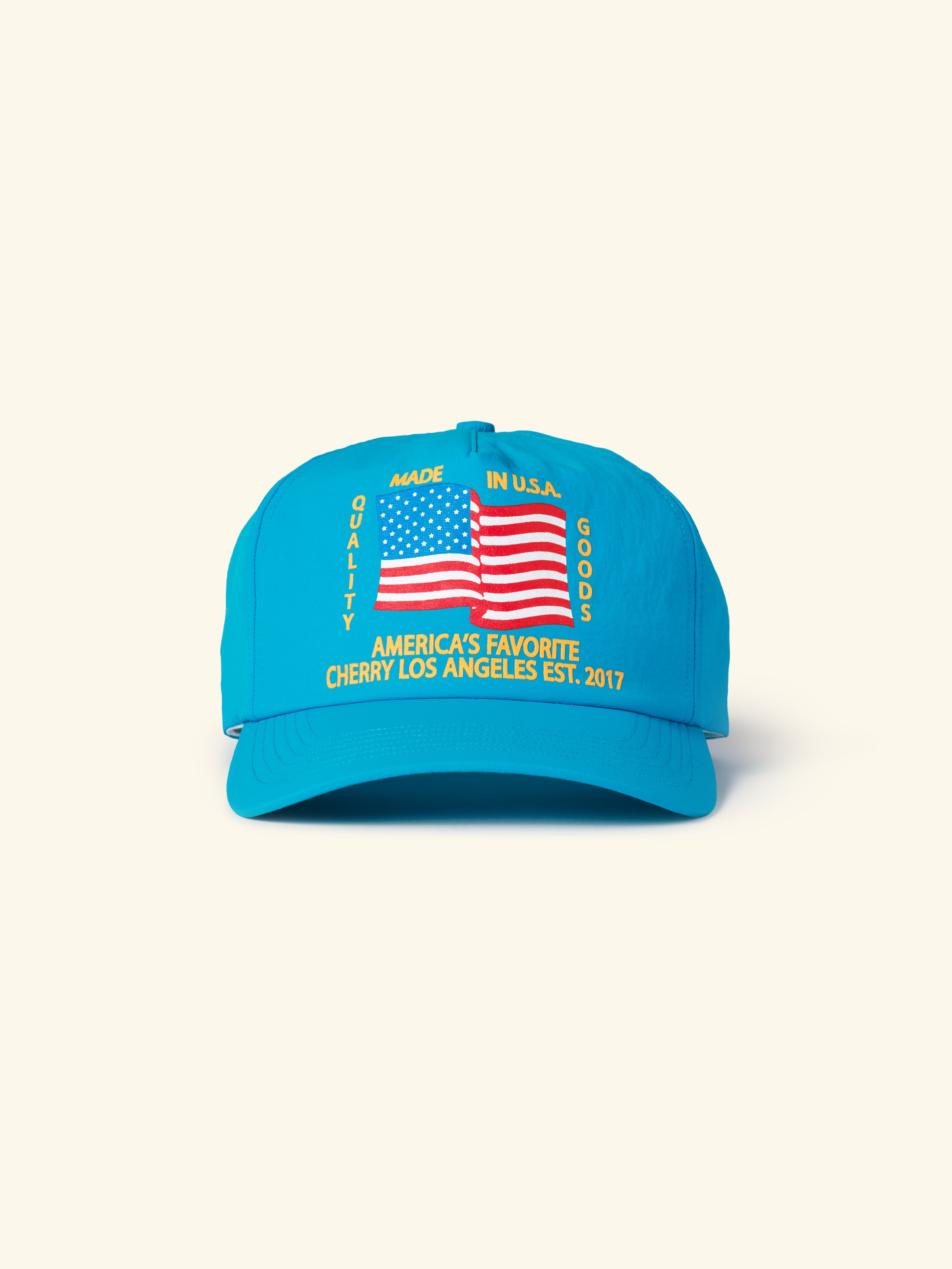 America's Favorite 5 Panel Hat (Aqua) – CHERRY LA