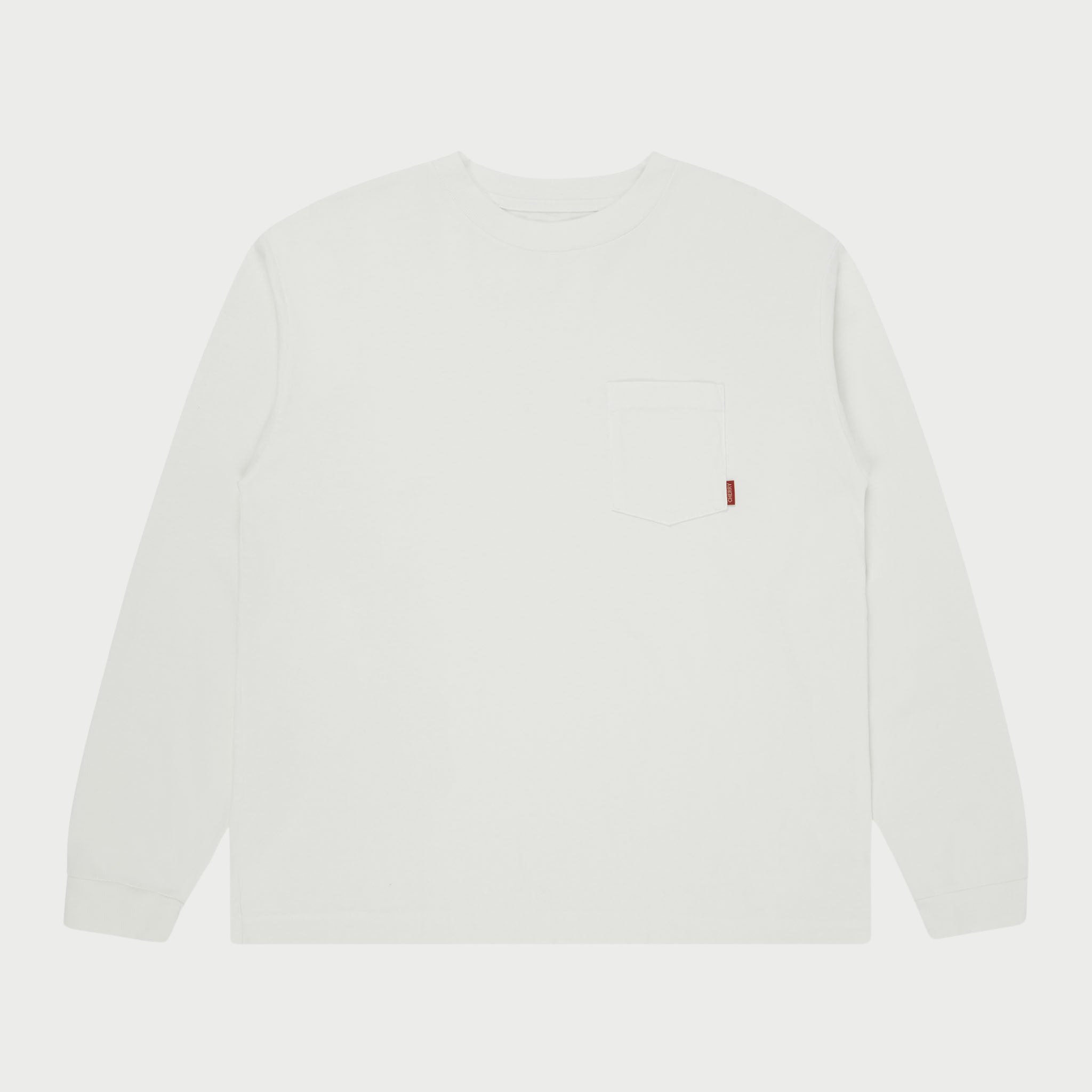 American Classic Pocket L/S T-Shirt (White) – CHERRY LA