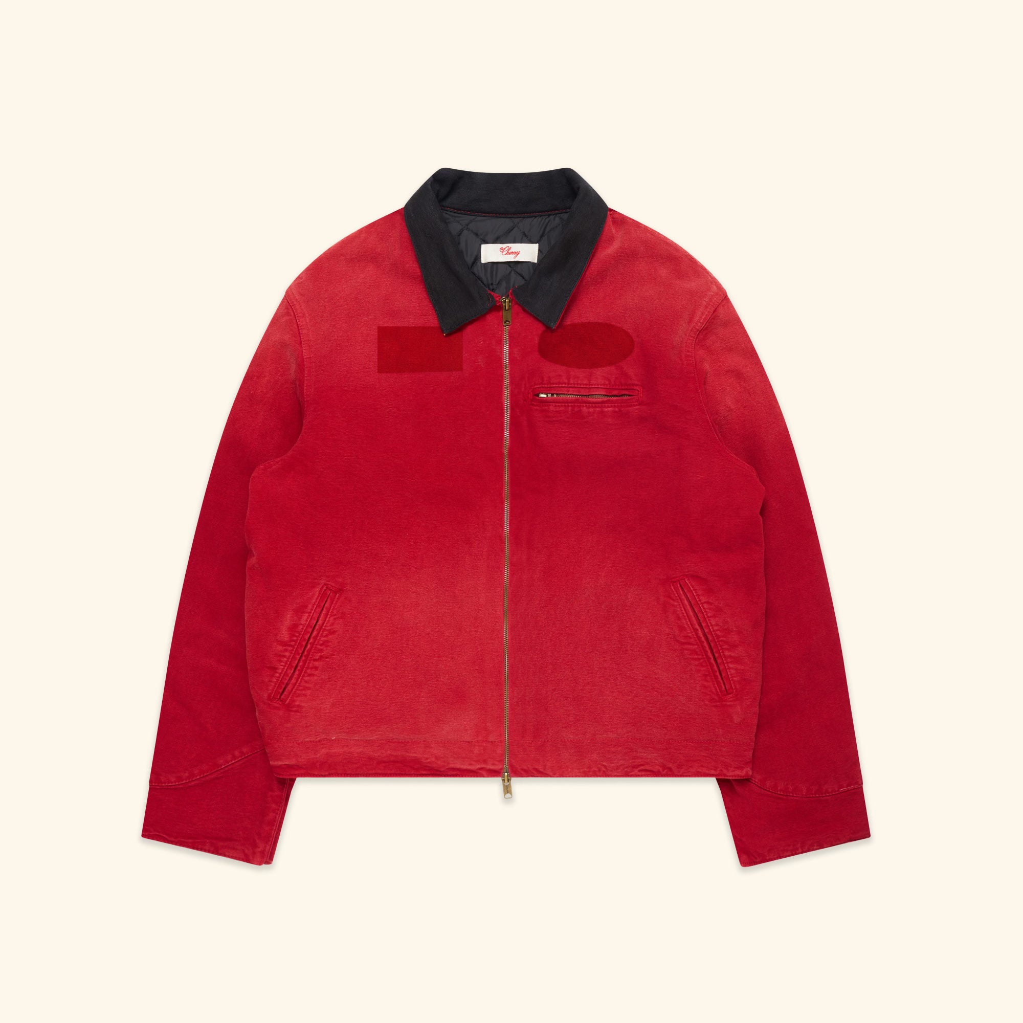 Sun Faded Work Jacket (Red) – CHERRY LA