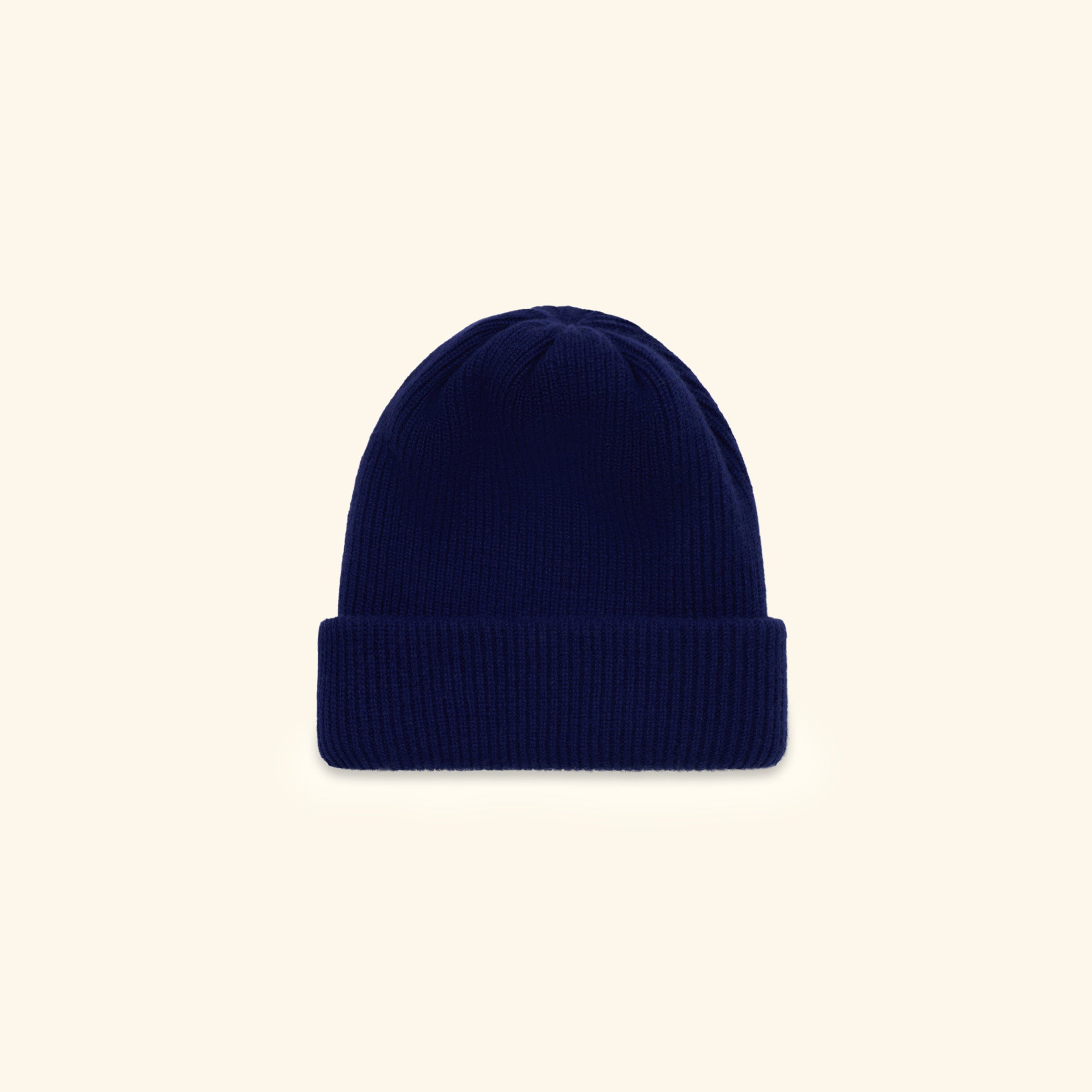 【試着のみ】 everyone basic beanie (NAVY) 1309-Navy-1-C900NavyflatFront-