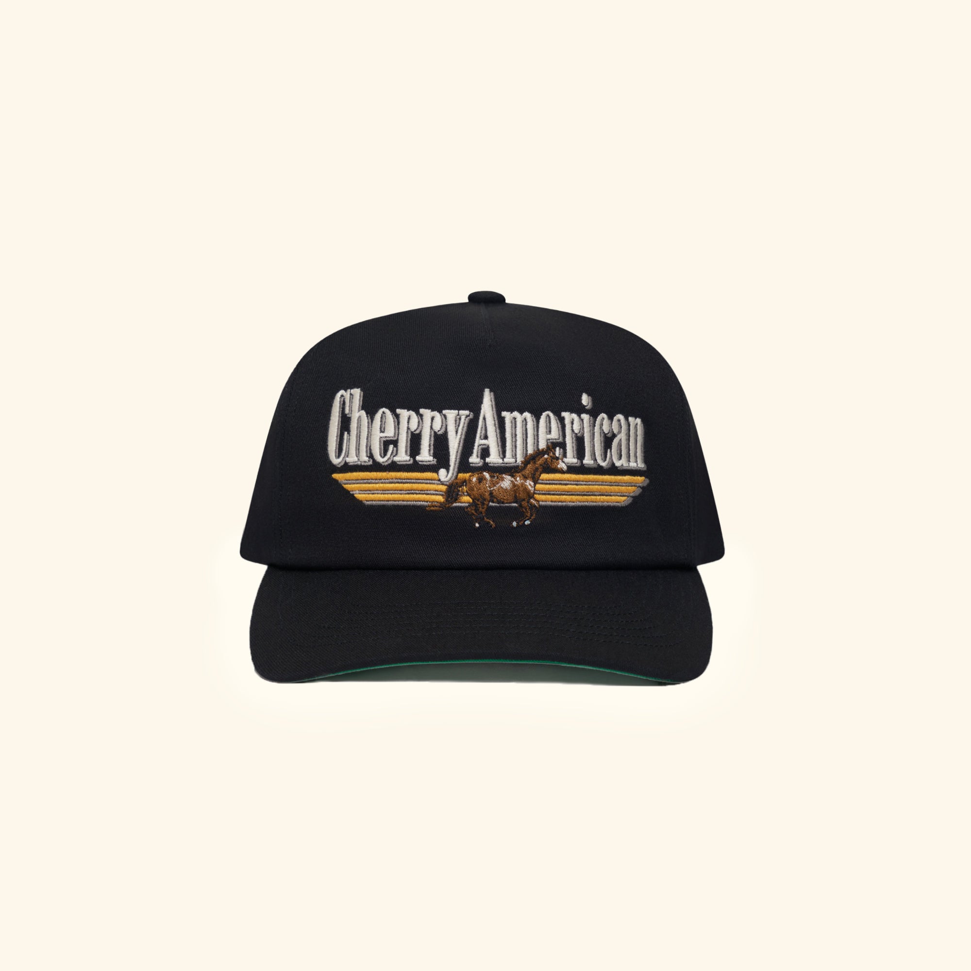 Cherry American 5 Panel Hat (Black) – CHERRY LA
