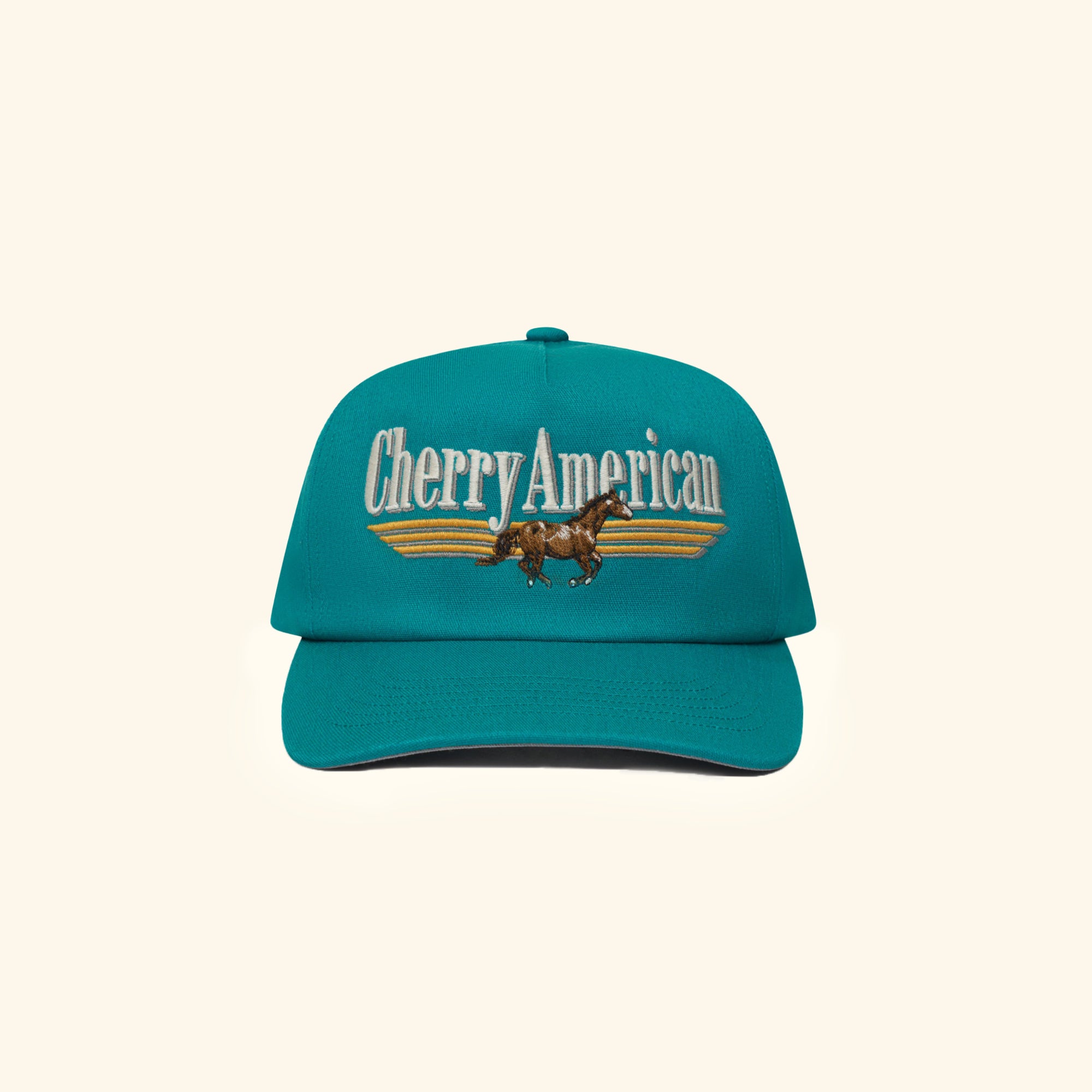 Cherry American 5 Panel Hat (Teal) – CHERRY LA