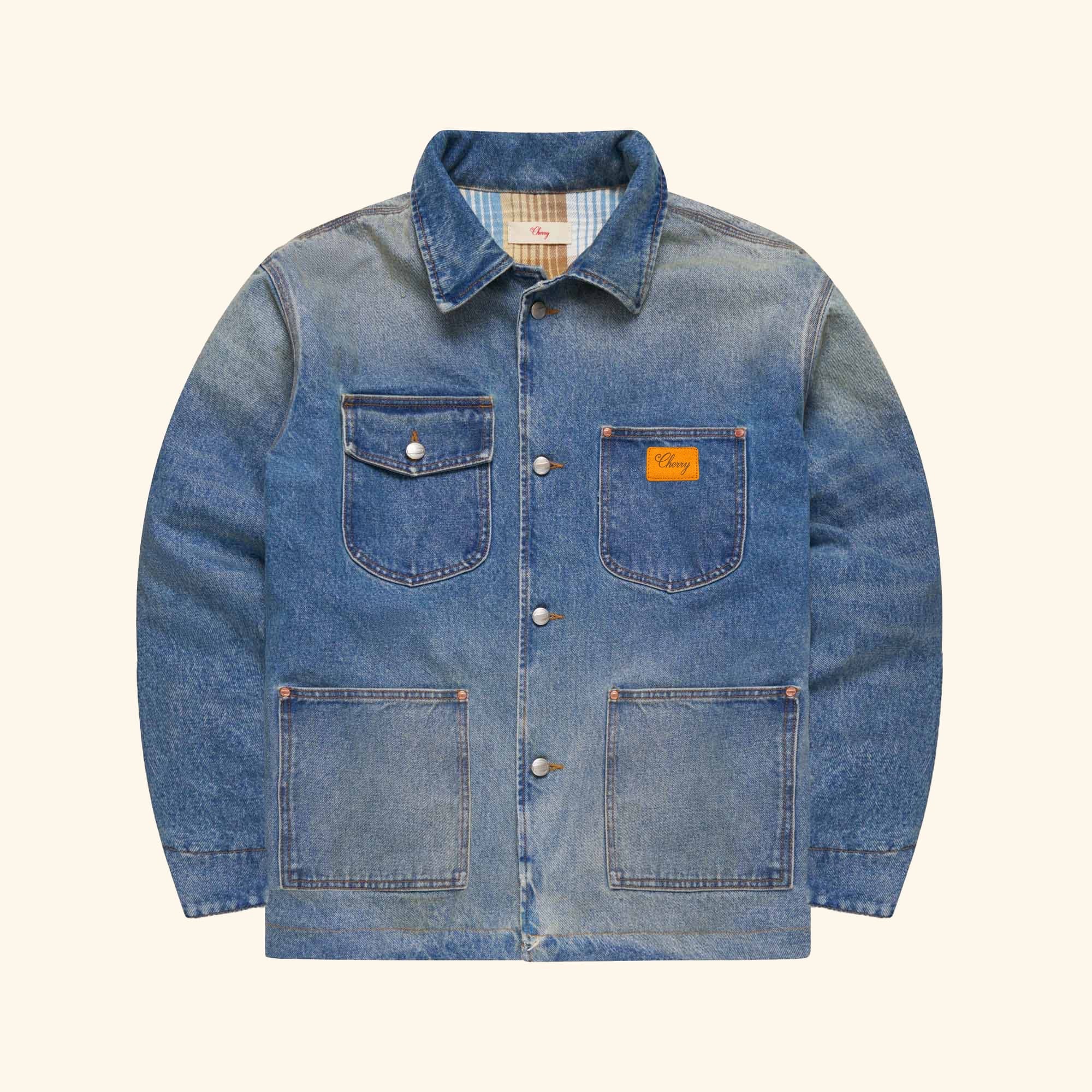 Denim Chore Coat (Denim) – CHERRY LA
