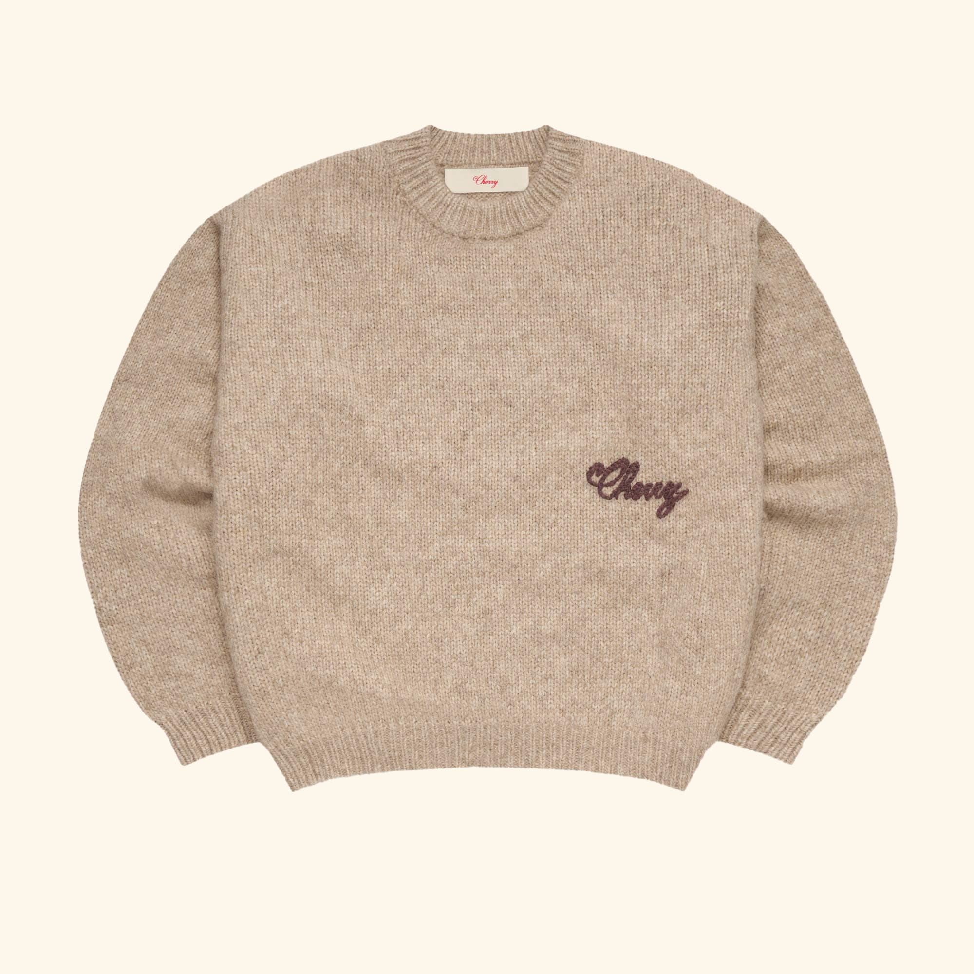 American Classic Knit Crew (Oatmeal) – CHERRY LA