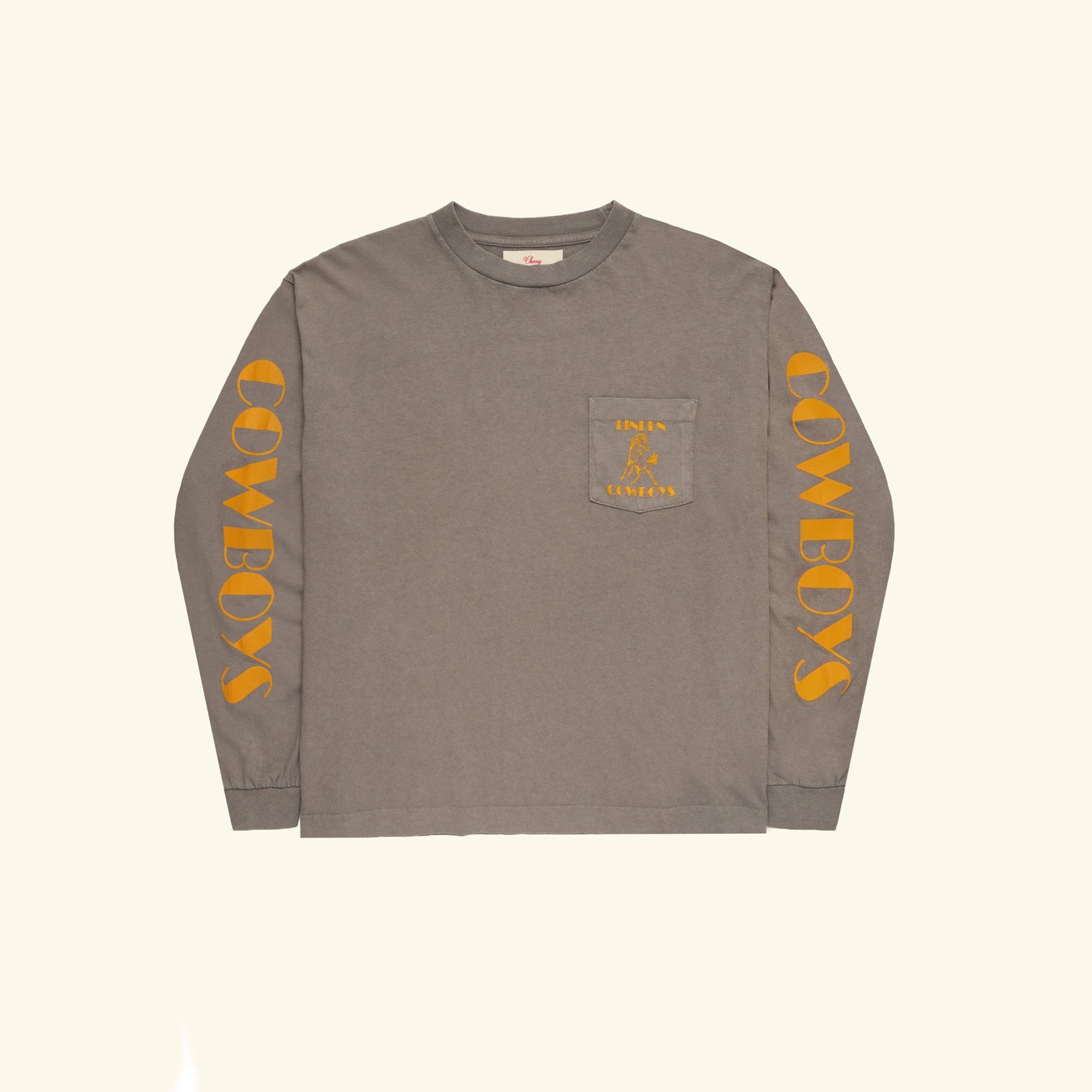 Cowboys Longsleeve Pocket T-Shirt (Steel) – CHERRY LA