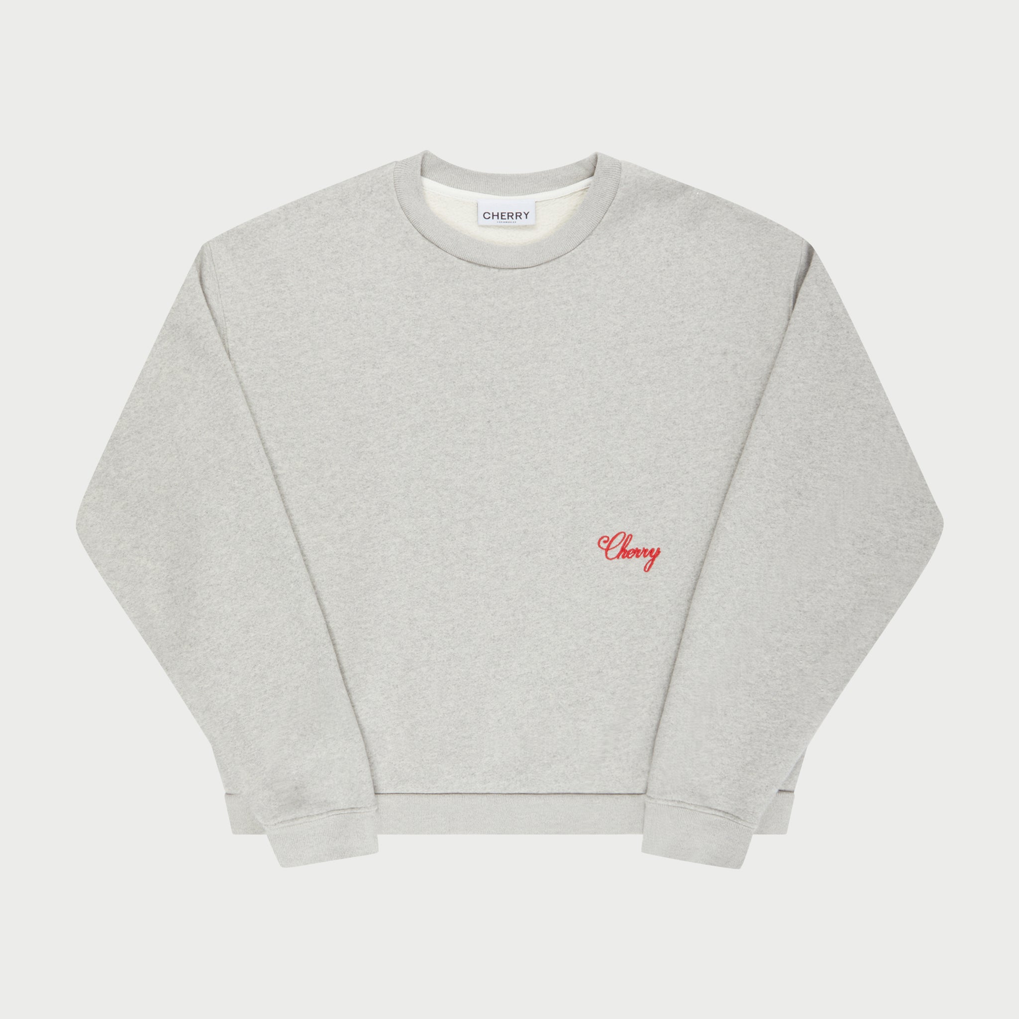 American Classic Crewneck (Heather Grey) – CHERRY LA