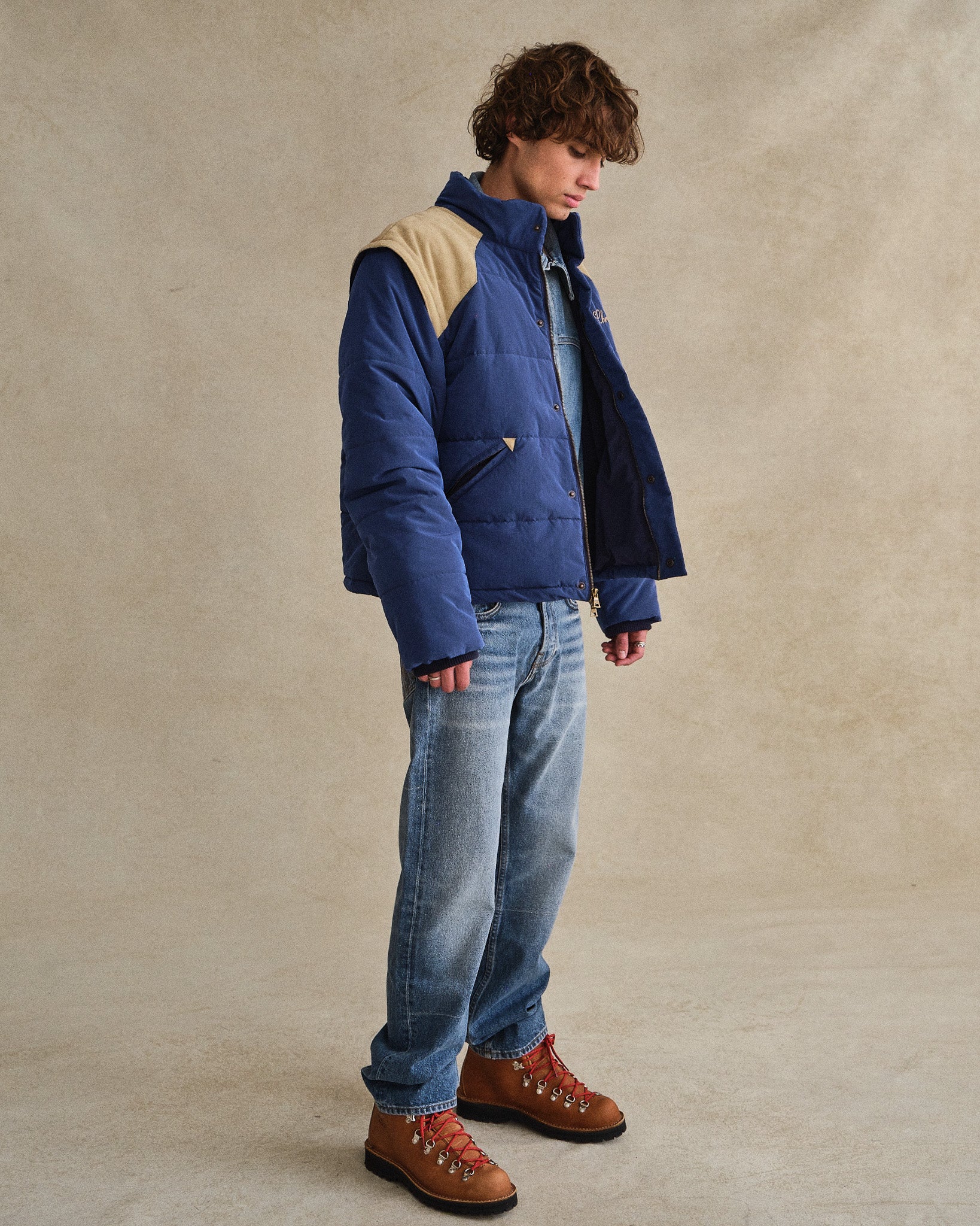 Mountain Puffer Jacket (Royal Blue)