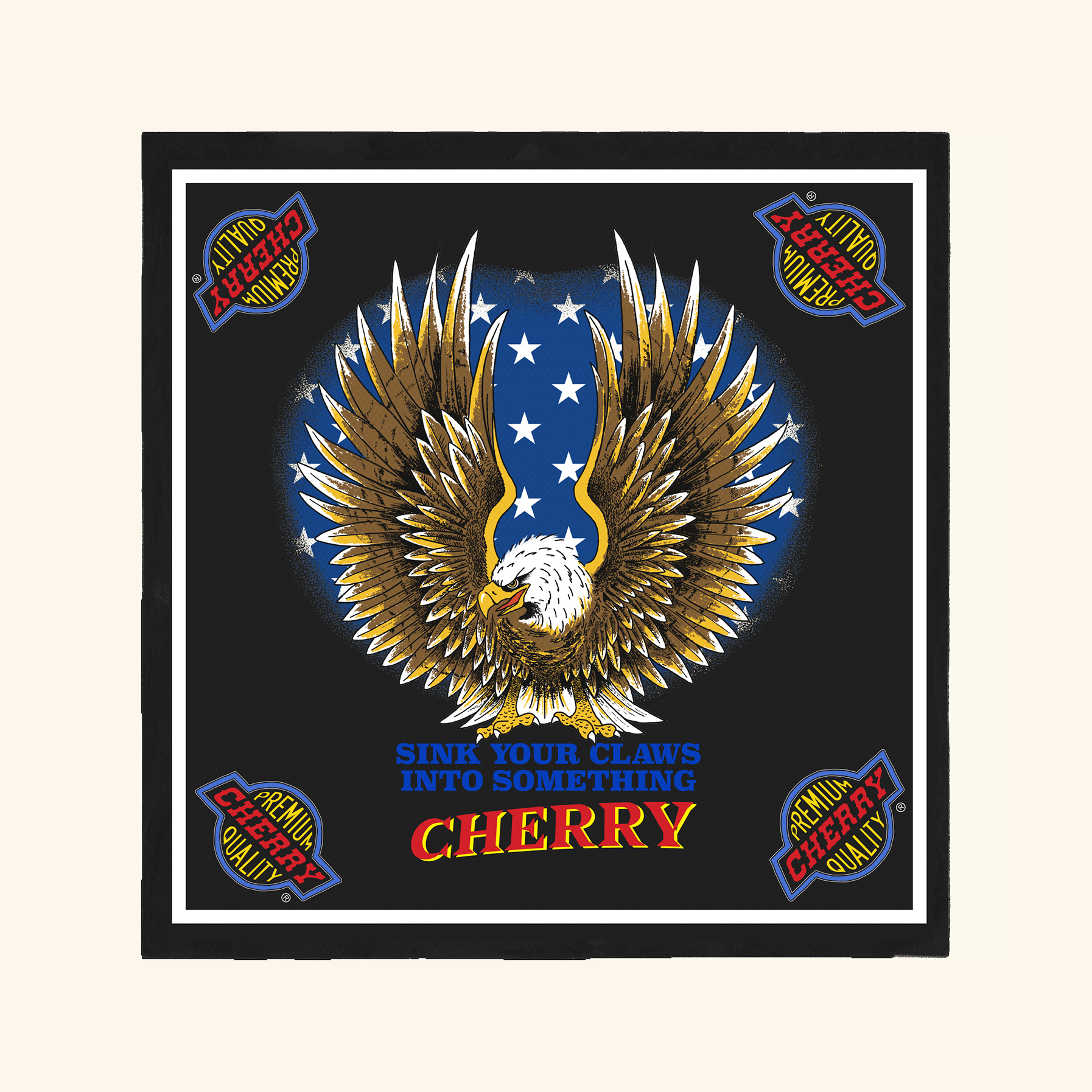 Eagle Bandana (Black) – CHERRY LA