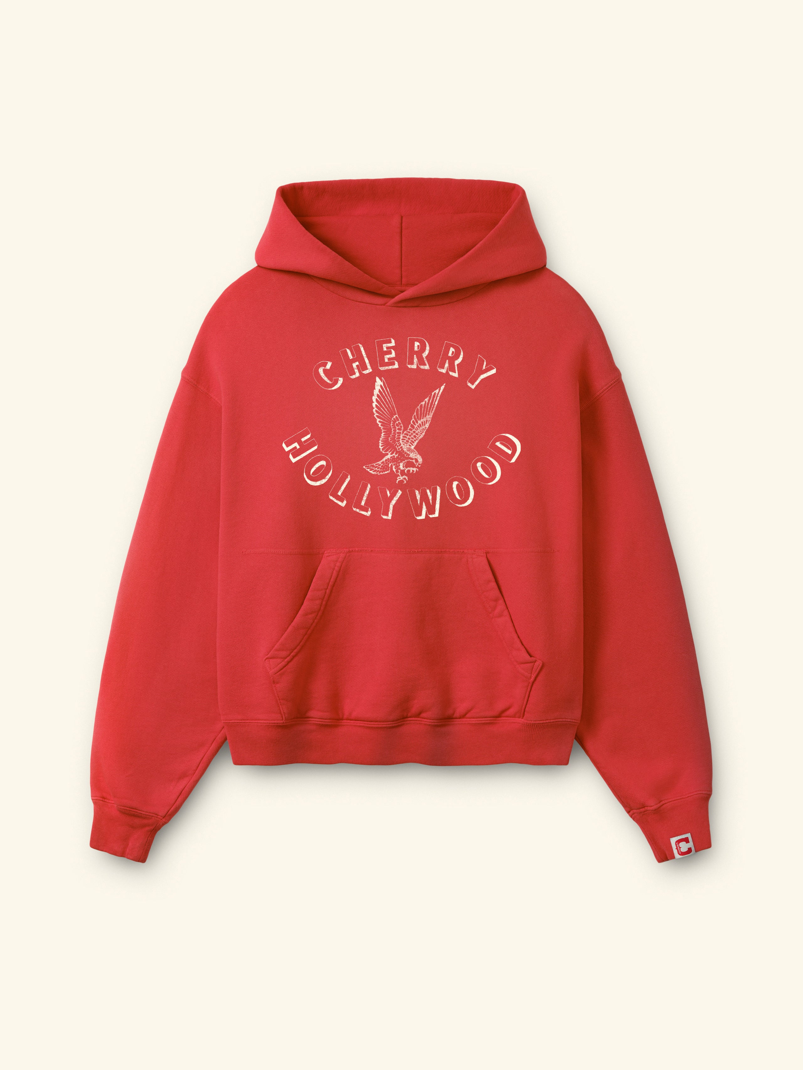 トップス herlipto Loved one Hoodie red シーズンムードを詰め込んだLoved oneコレクションから、ハートロゴ
