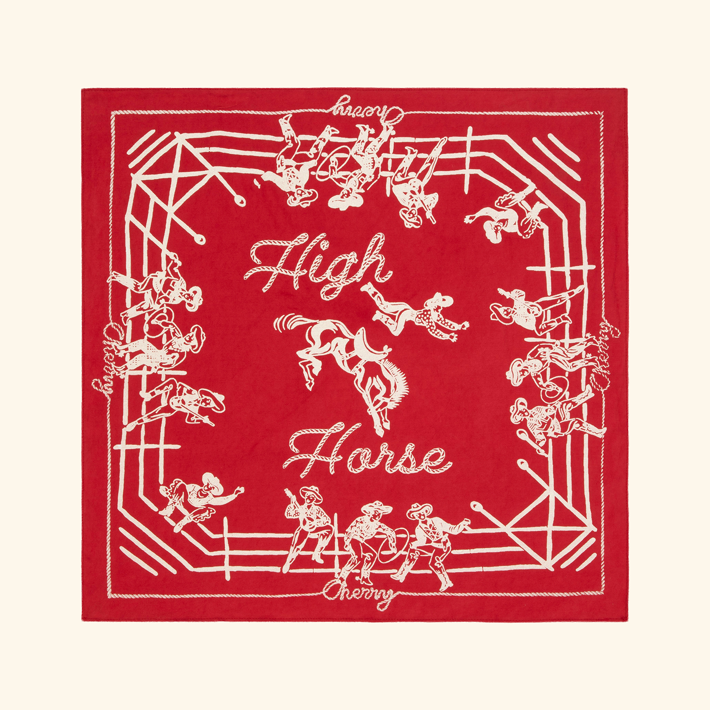ATLAST&CO. BANDANA アットラスト バンダナ レッド High Horse Bandana (Red) – CHERRY LA