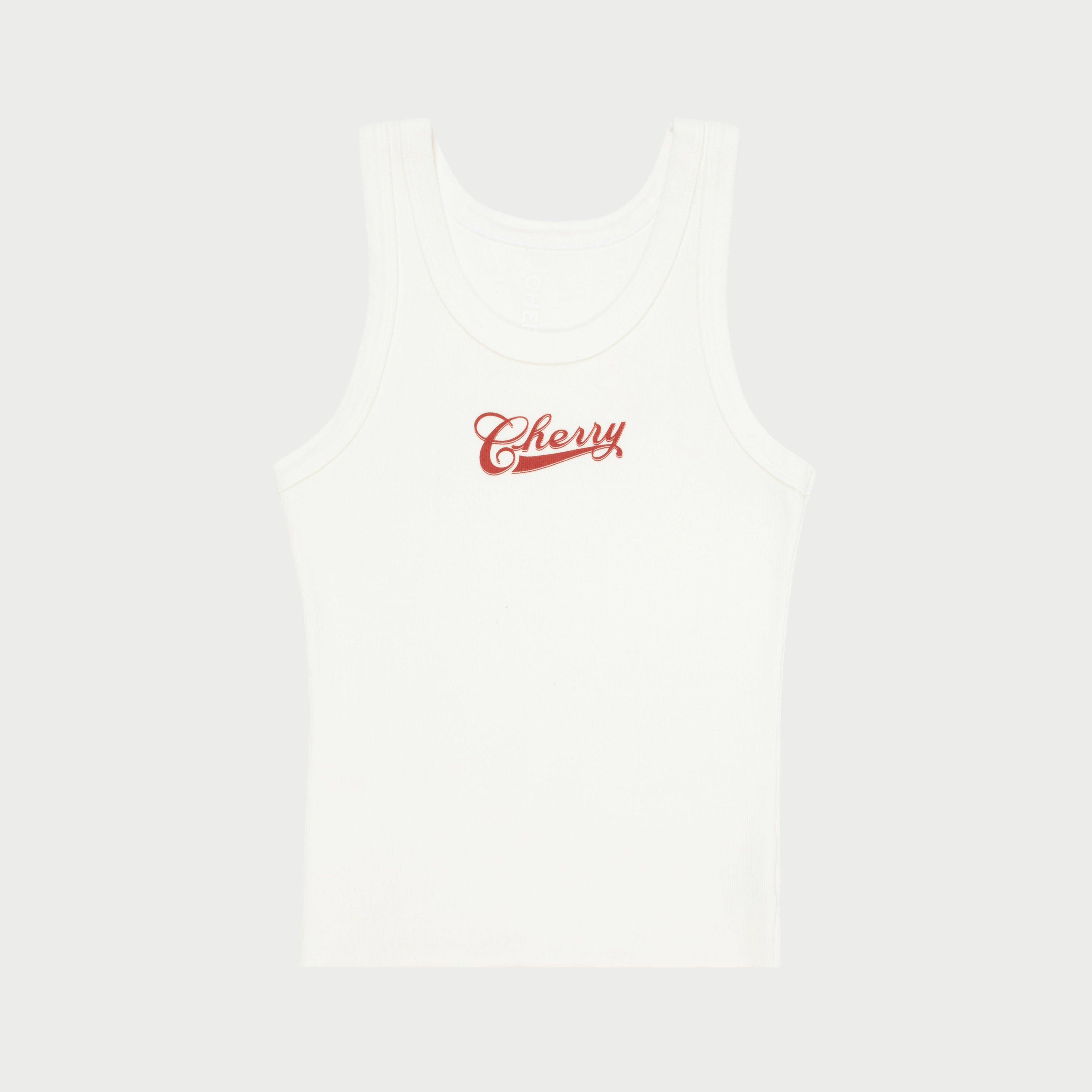 Cherry Diner Tank Top (White) – CHERRY LA