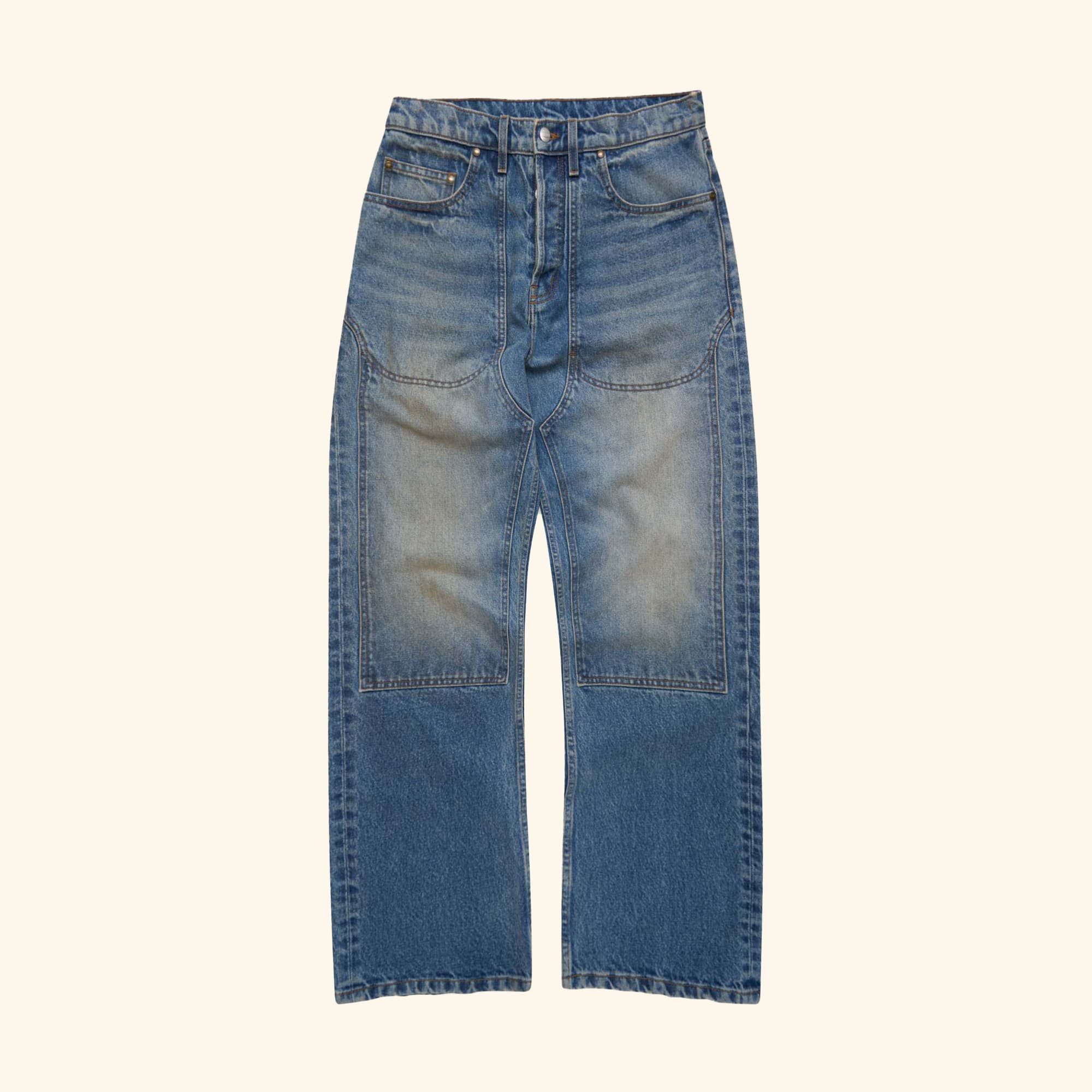 Western Double Knee (Denim) – CHERRY LA