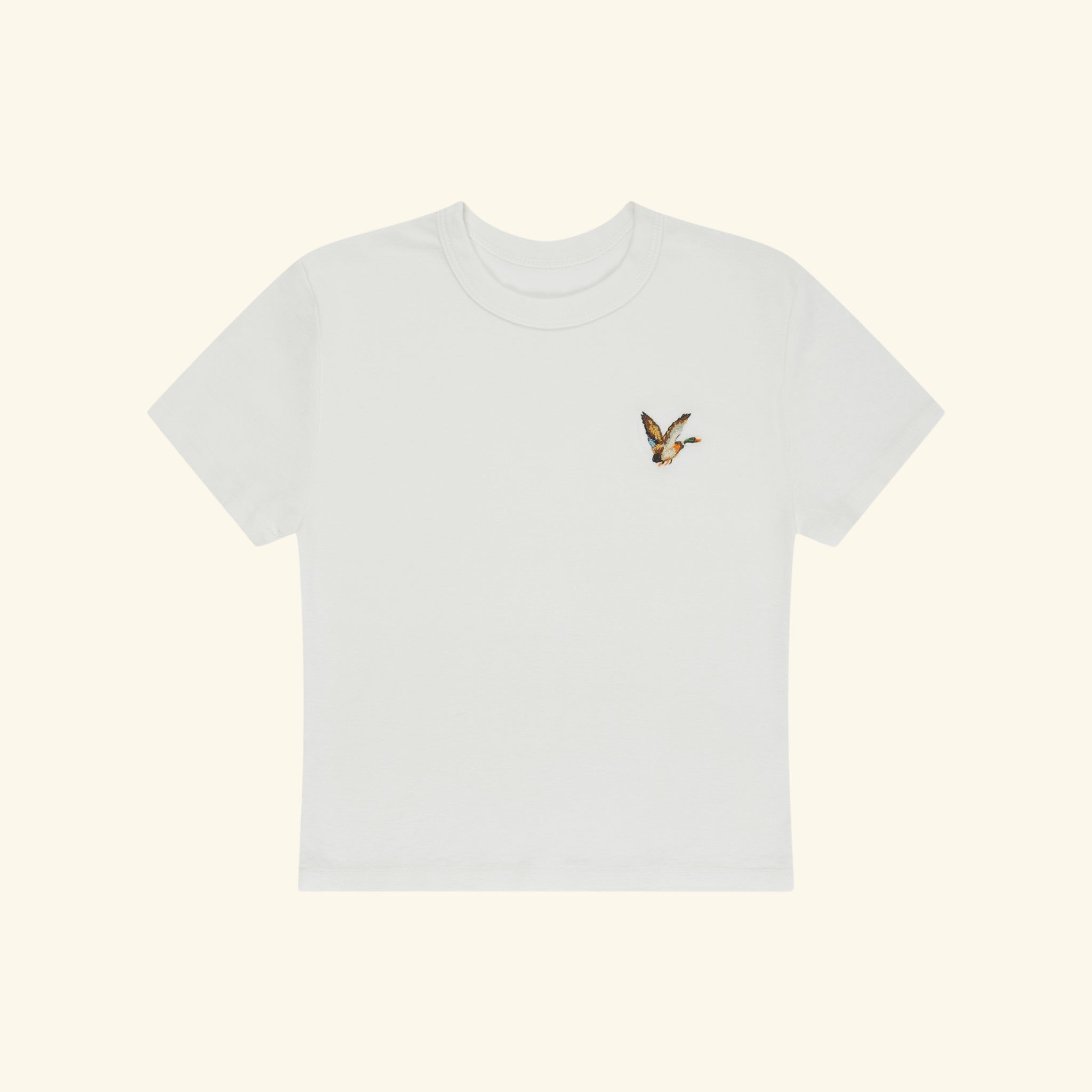 Duck Baby Tee (White) – CHERRY LA