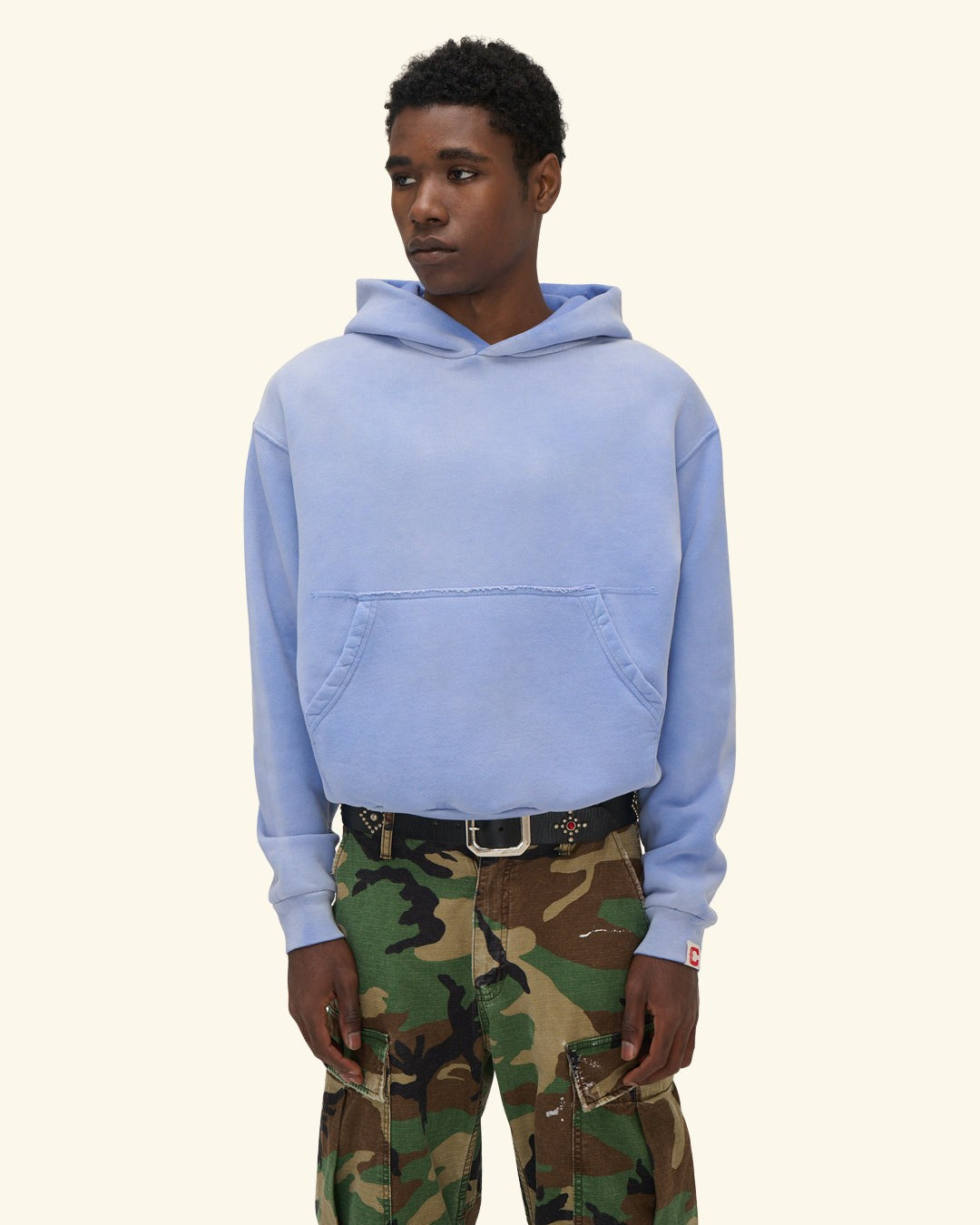 Horse Power Hoodie (Sun Faded Blue)