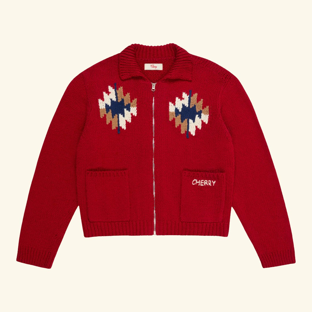 Frontier Knit Jacket – CHERRY LA