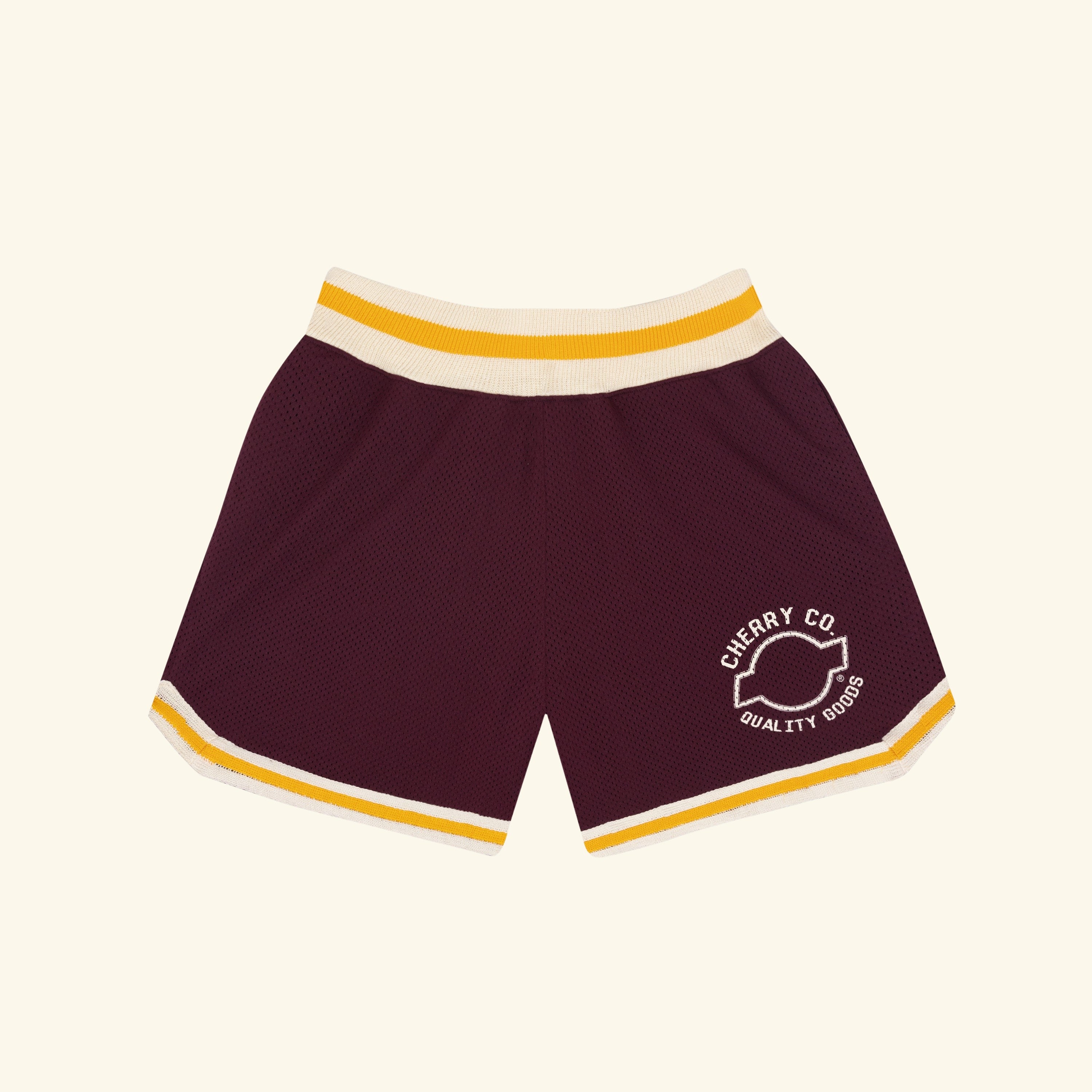Mesh B-Ball Shorts (Maroon) – CHERRY LA