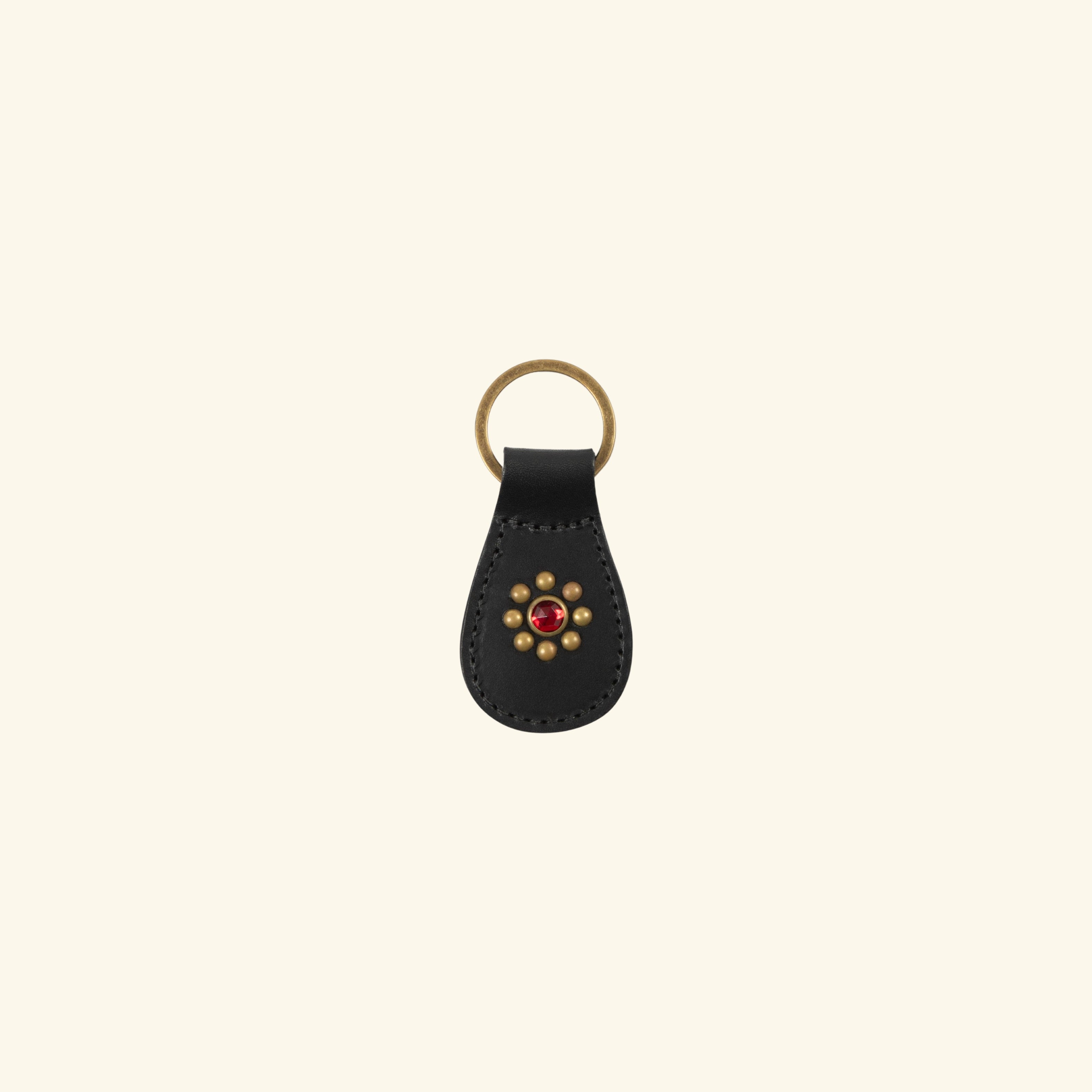 Leather Studded Keychain – CHERRY LA