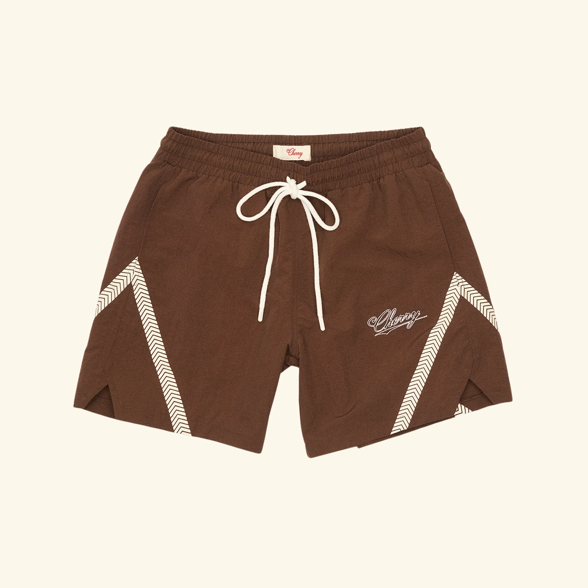 Nylon Running Short (Brown) – CHERRY LA