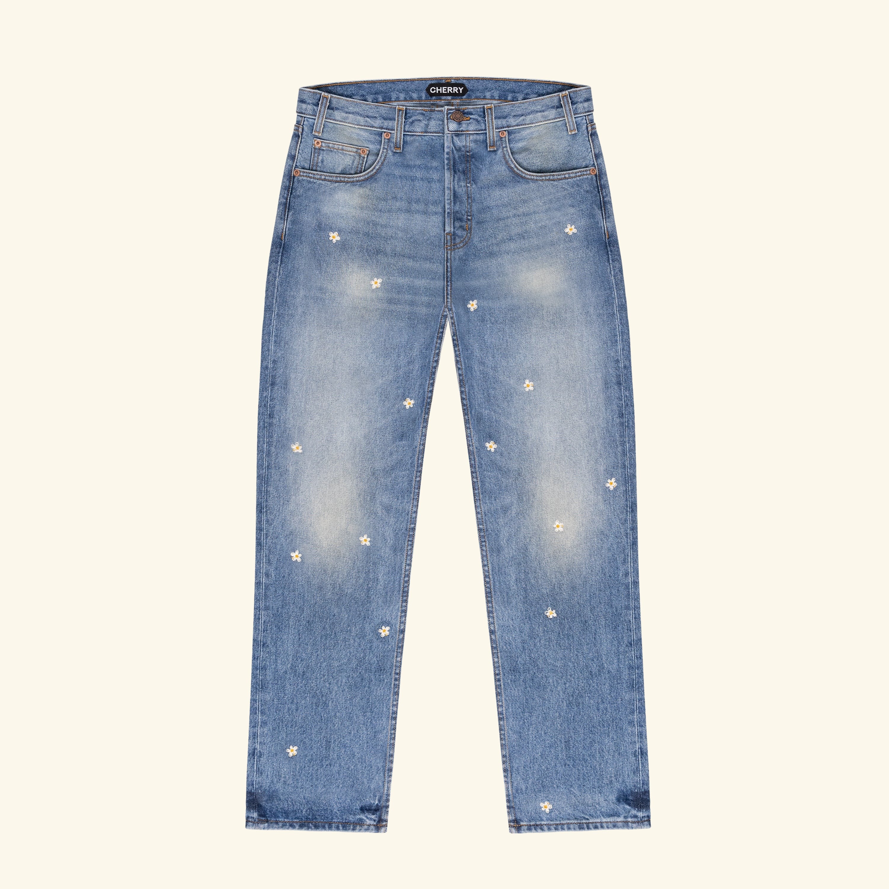 Blossom Relaxed 5 Pocket Denim (Indigo) – CHERRY LA