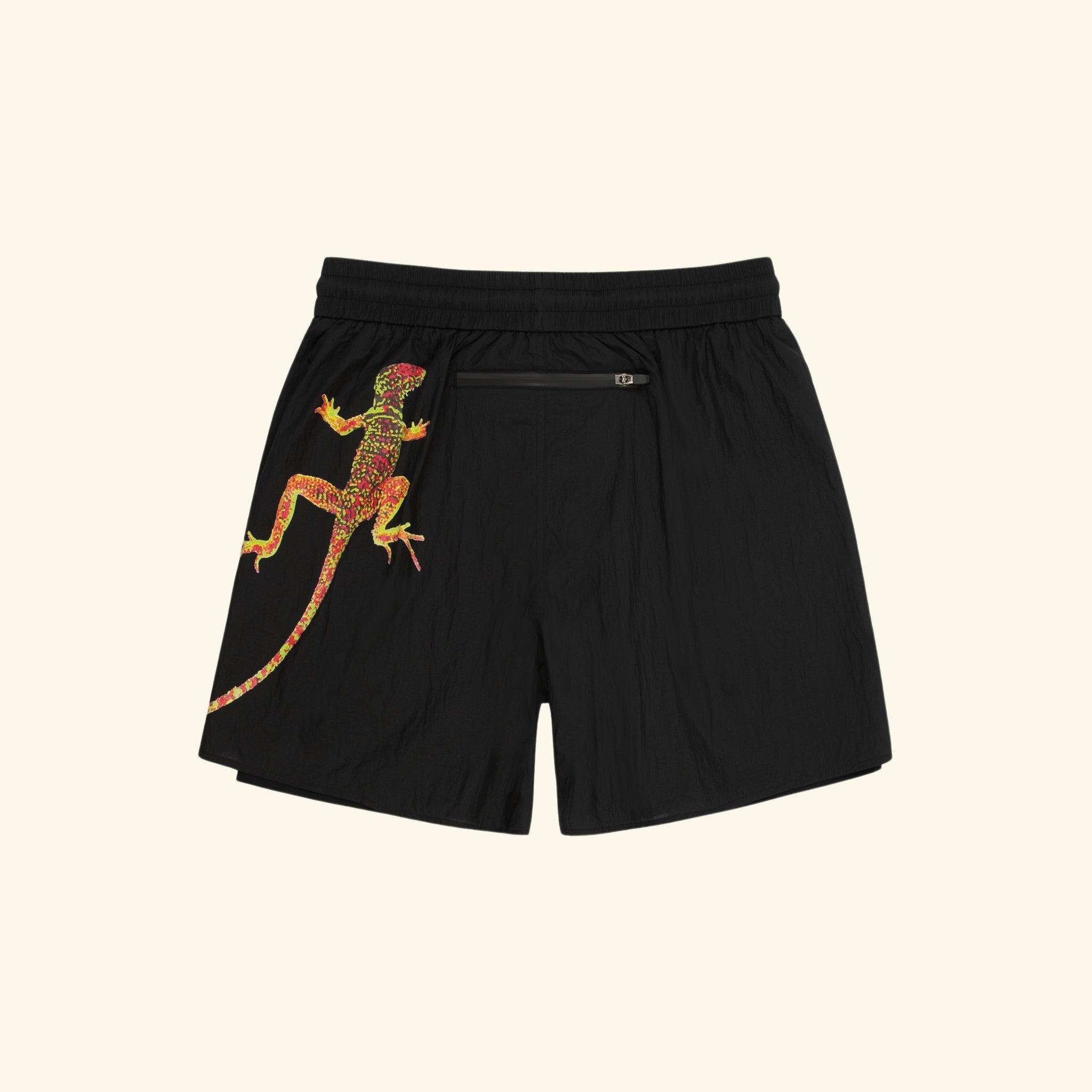 Desert Gecko Nylon Running Short (Black) – CHERRY LA