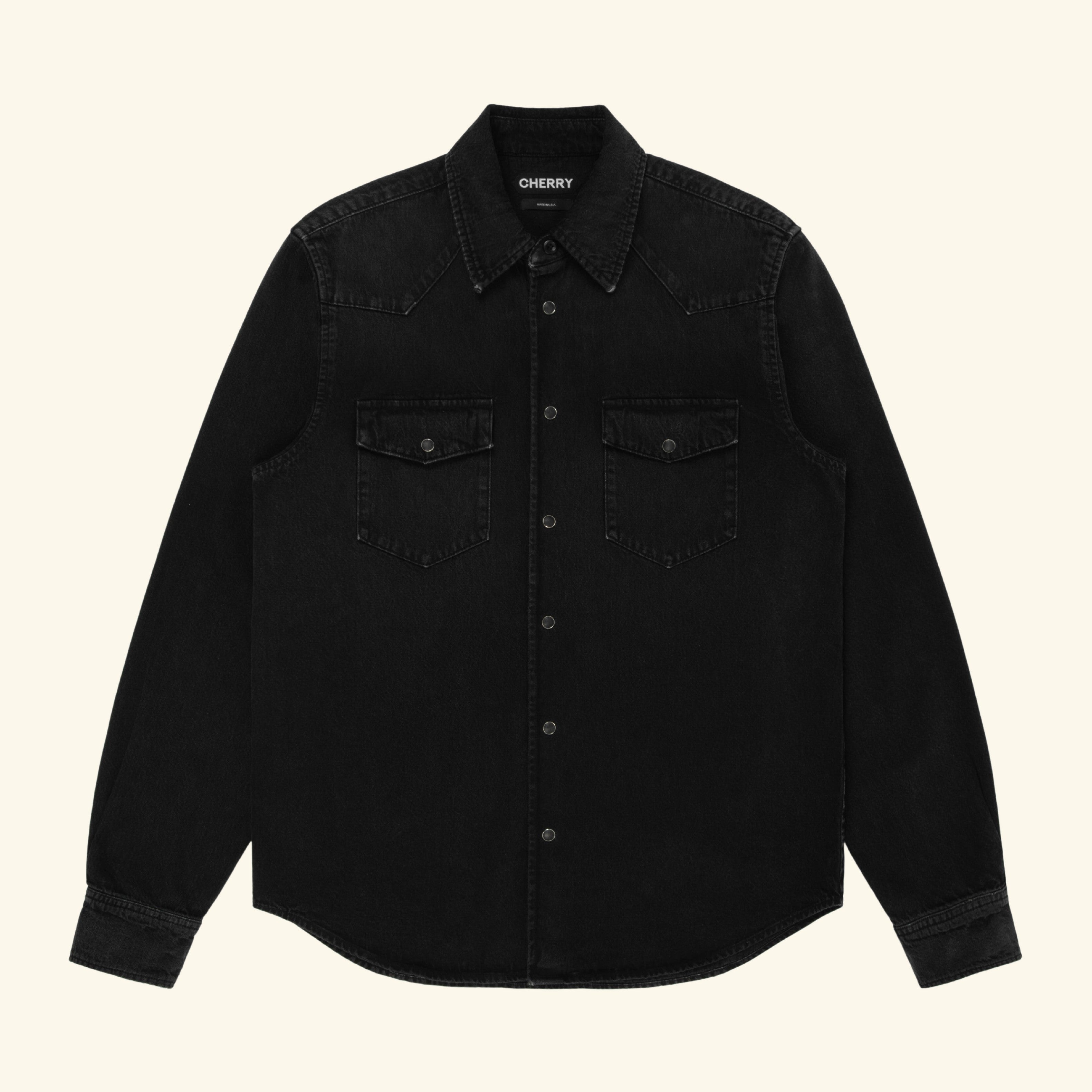 Western Snap Shirt (Black) CHERRY LA Western Snap Shirt (Black) CHERRY LA