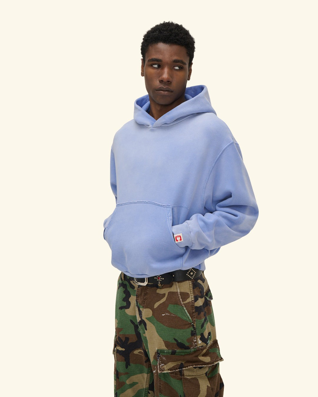Horse Power Hoodie (Sun Faded Blue)