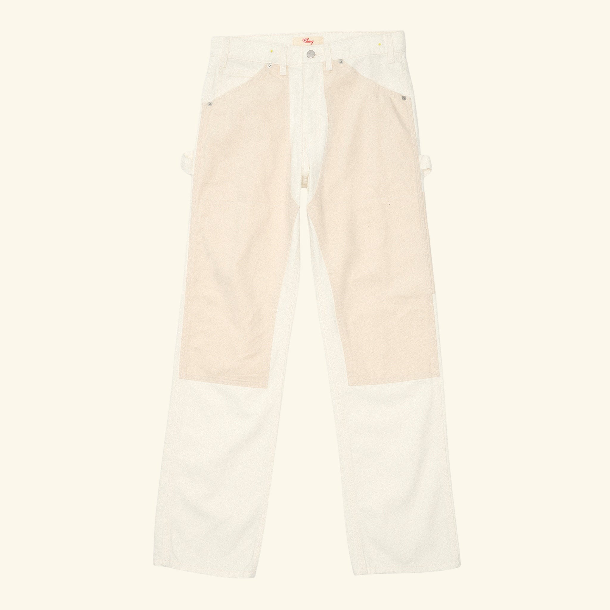 Contrast Double Knee Pant (Ecru) – CHERRY LA
