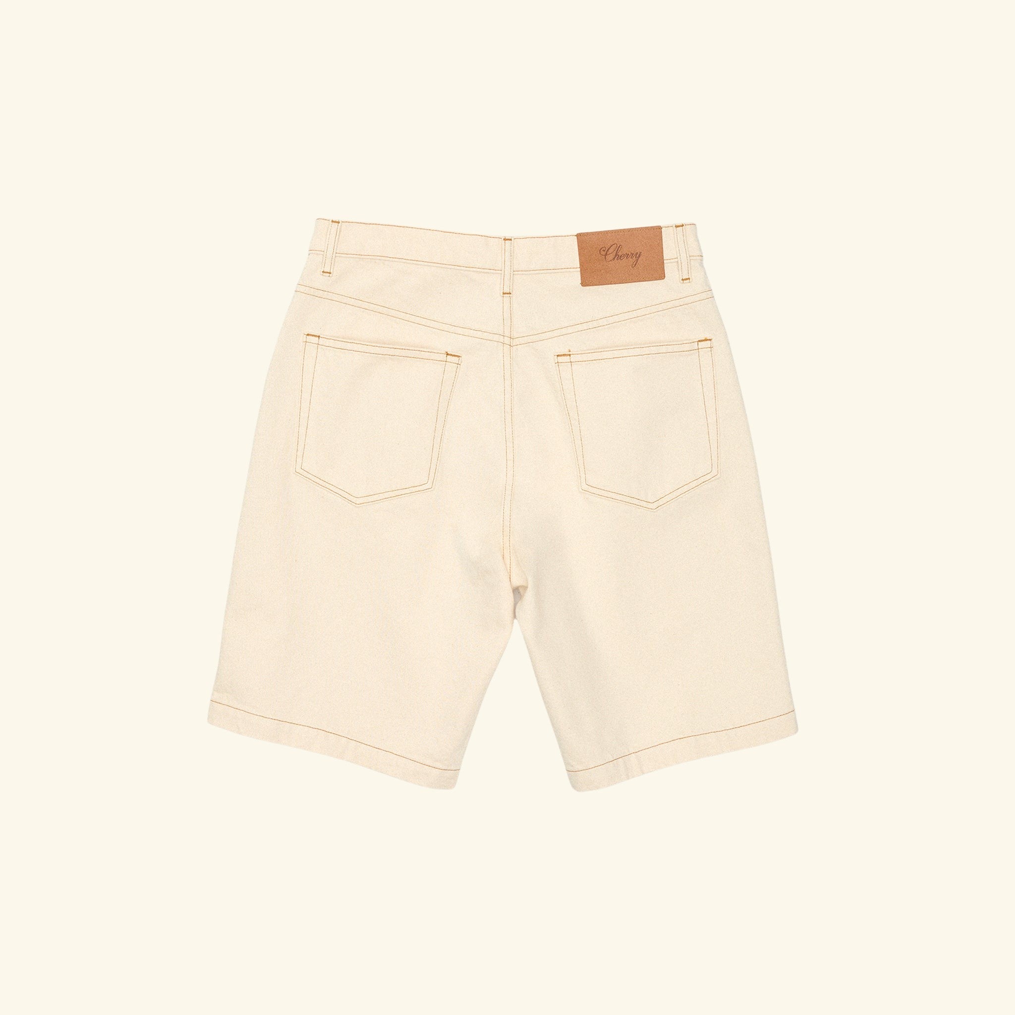 5 Pocket Twill Jorts (Ecru)