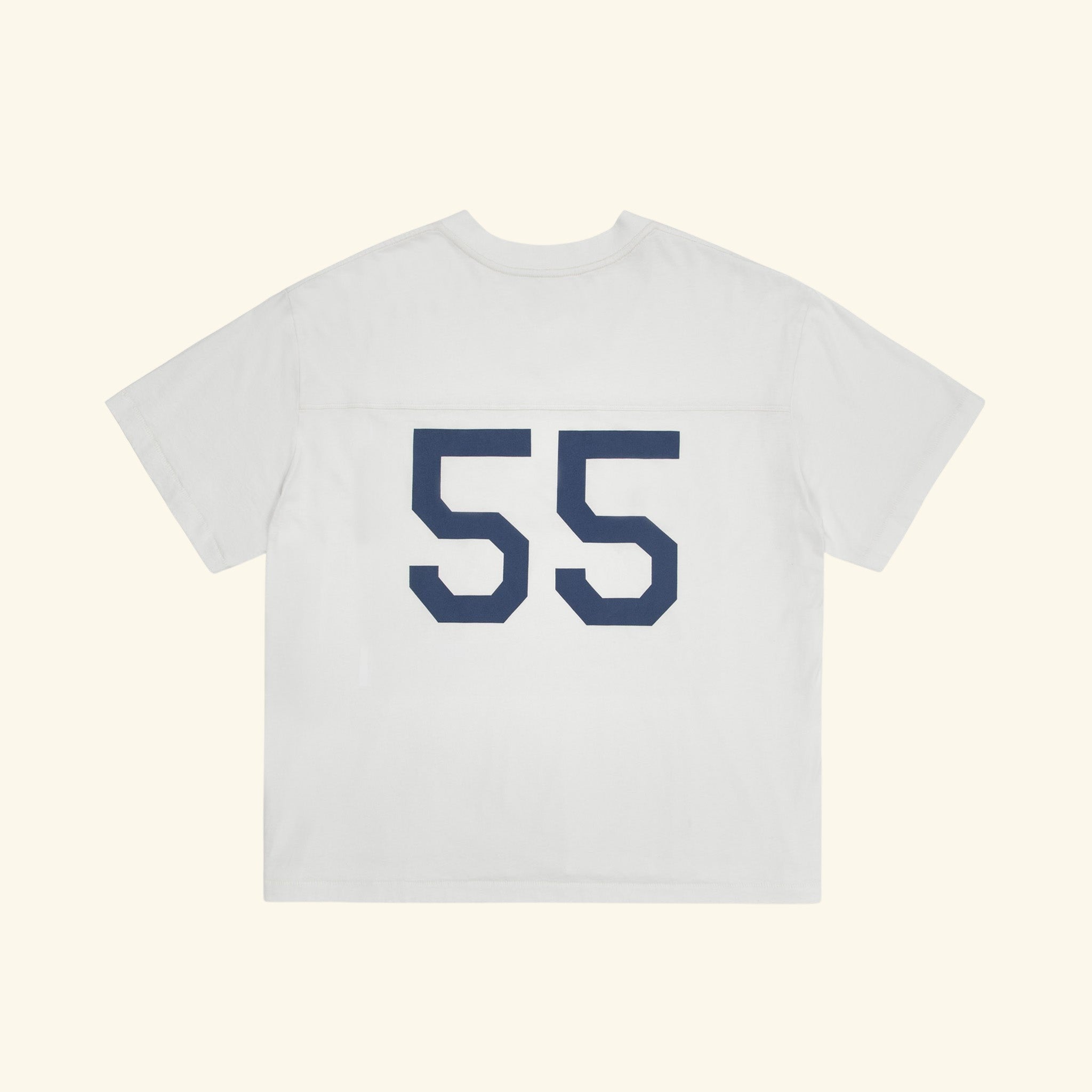 Cotton Football Boxy Jersey (Vintage White) – CHERRY LA