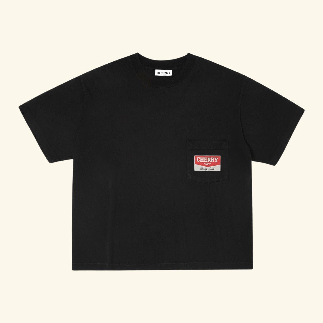 Chevron Logo Pocket T-Shirt – CHERRY LA