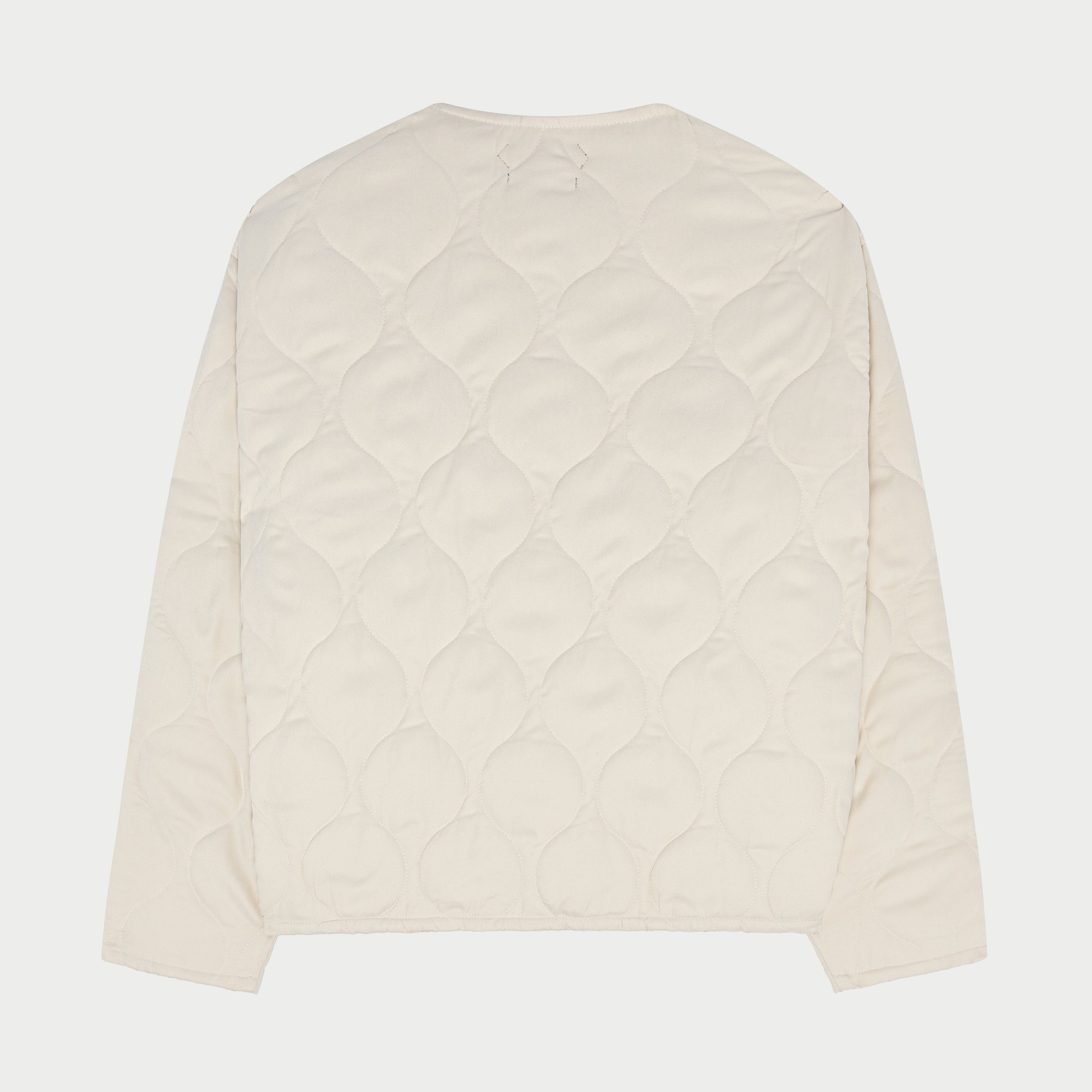 Quilted Shell Jacket (Ivory)