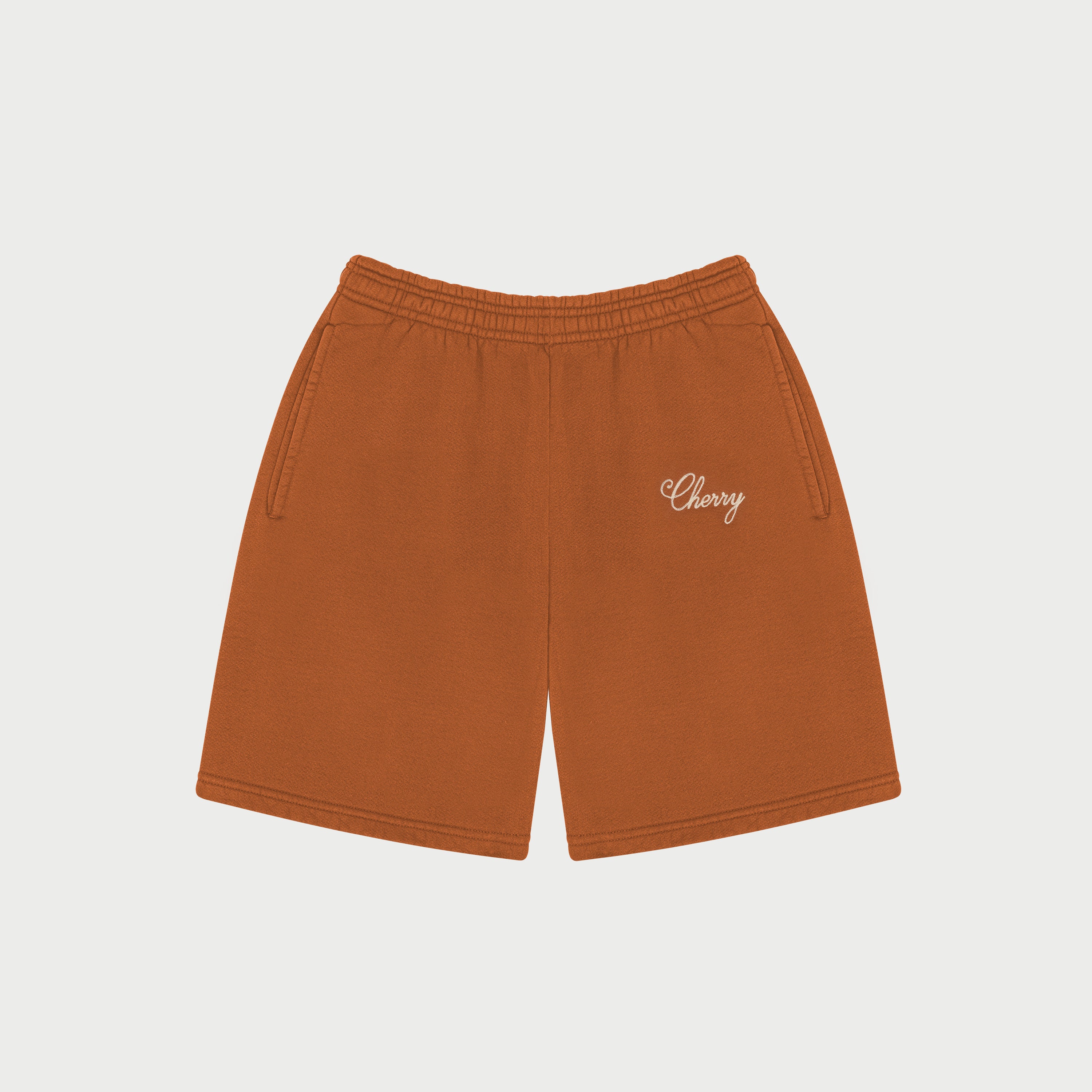 American Classic Sweatshorts (Burnt Orange) – CHERRY LA