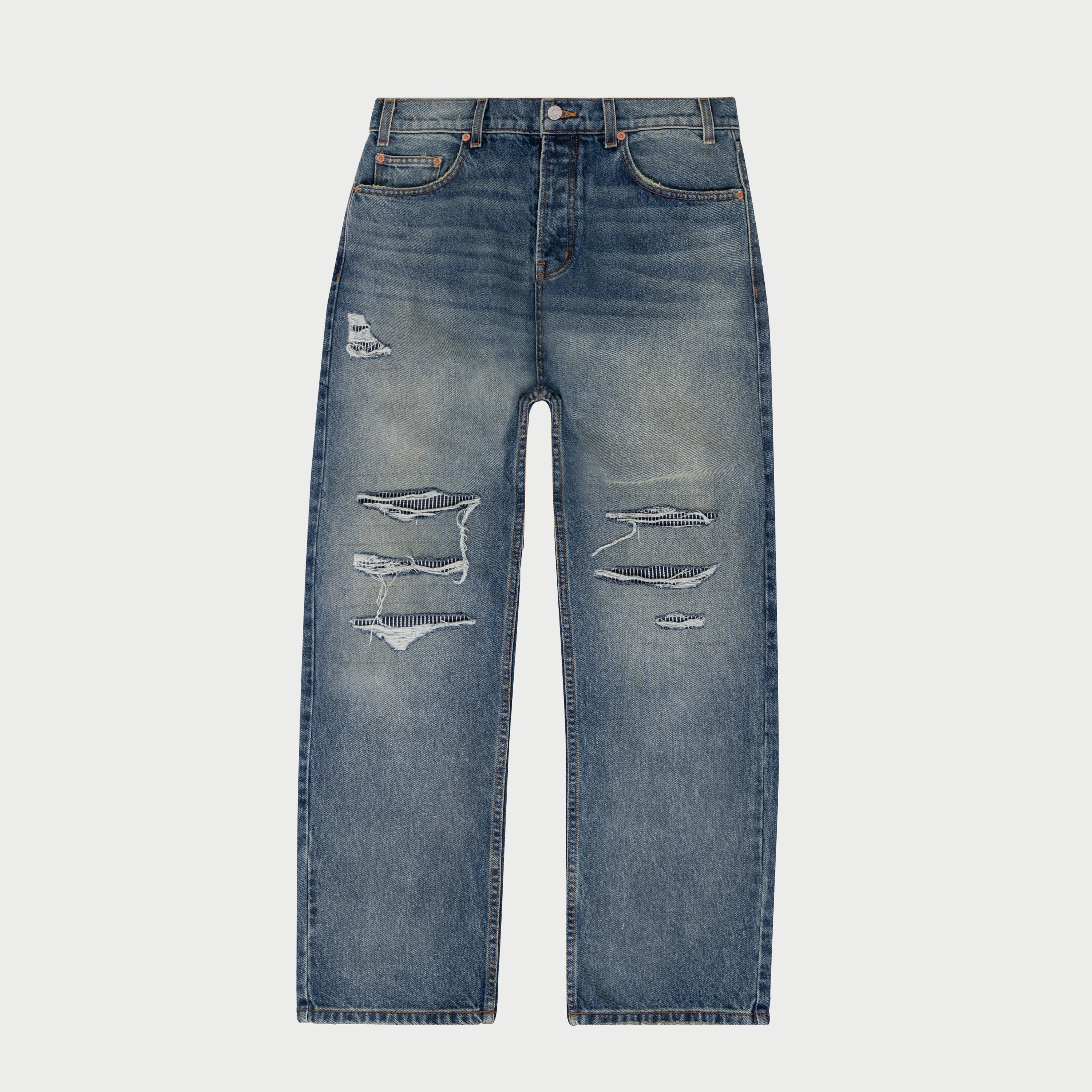 CASH + CA NEIGHBORHOOD 5-POCKET Jeans M素人の採寸ですので若干の誤差は