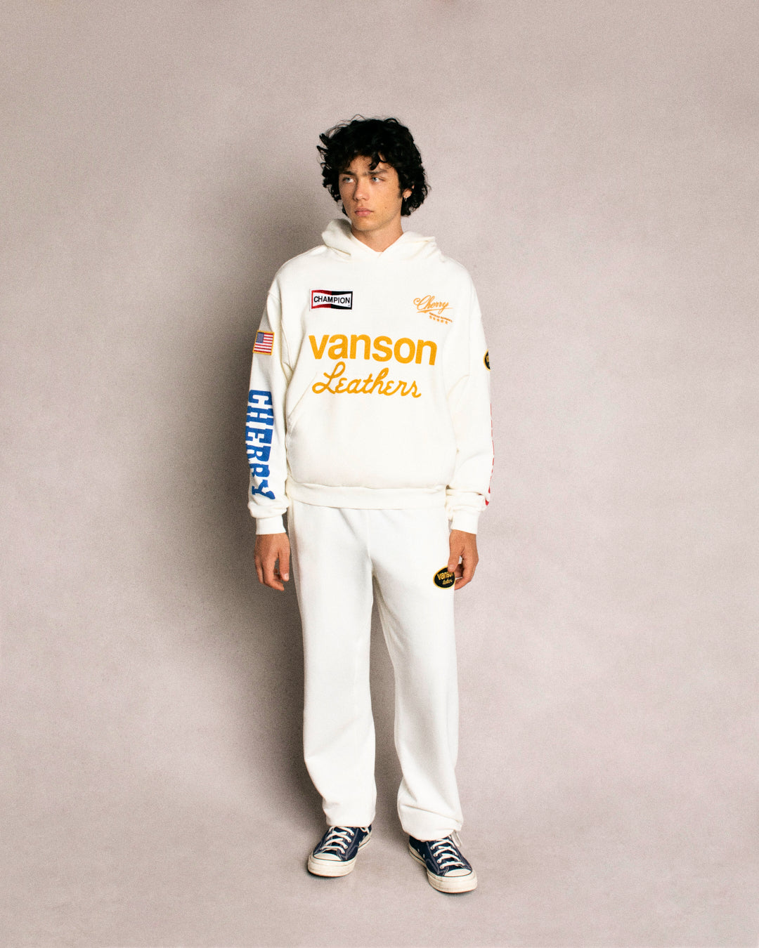 vanson leathers hoodie
