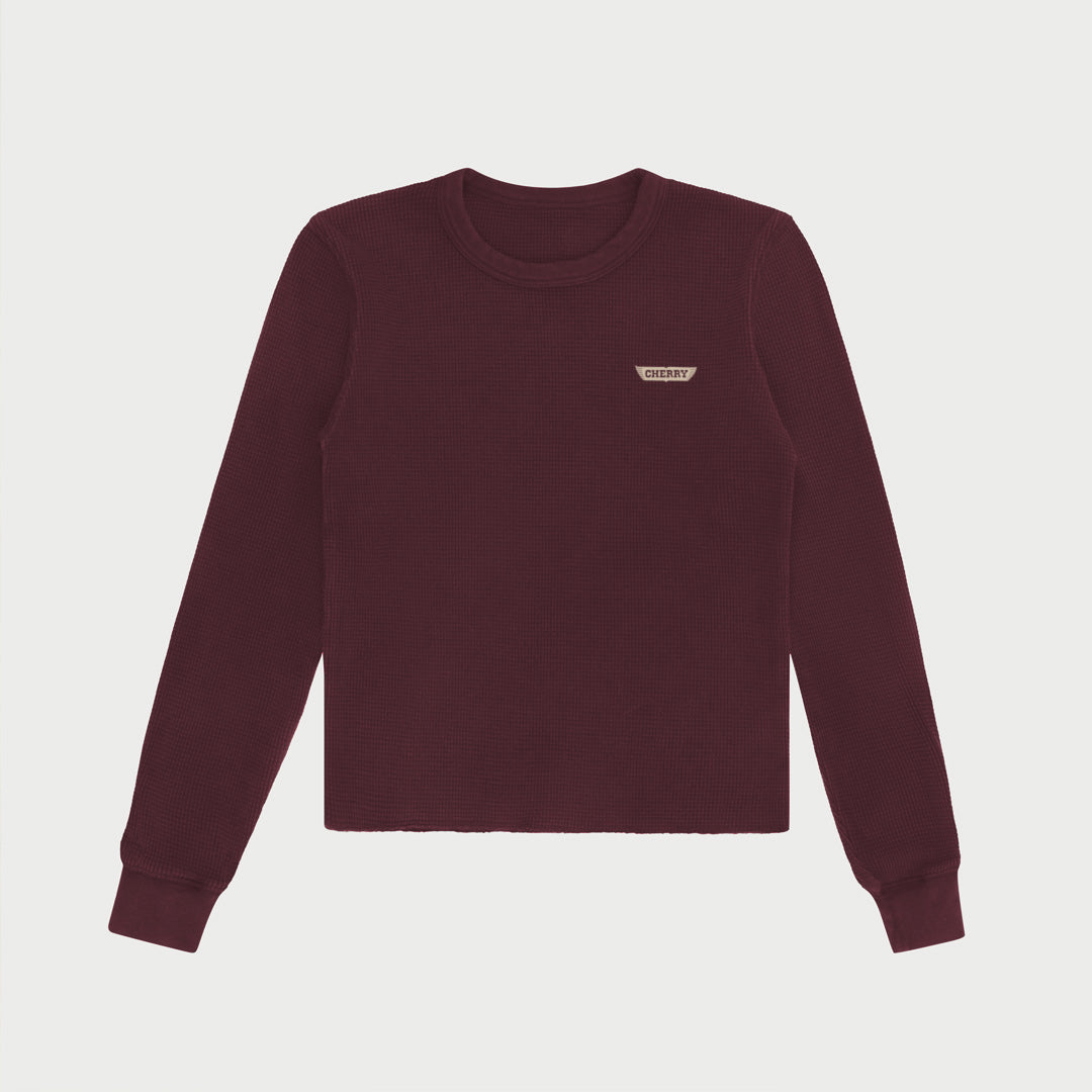 Women's Thermal L/S (Vintage Maroon)