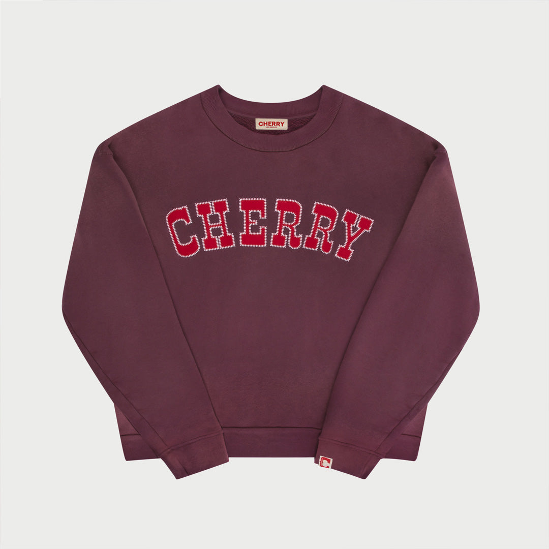 Vintage Athletic Crewneck (Maroon)