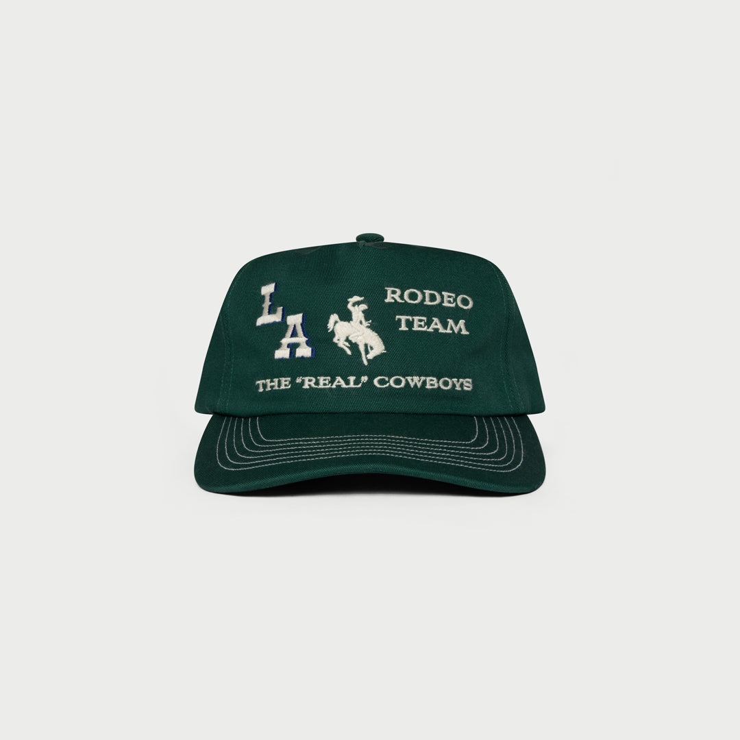 Rodeo 5 Panel Hat (Forest Green)