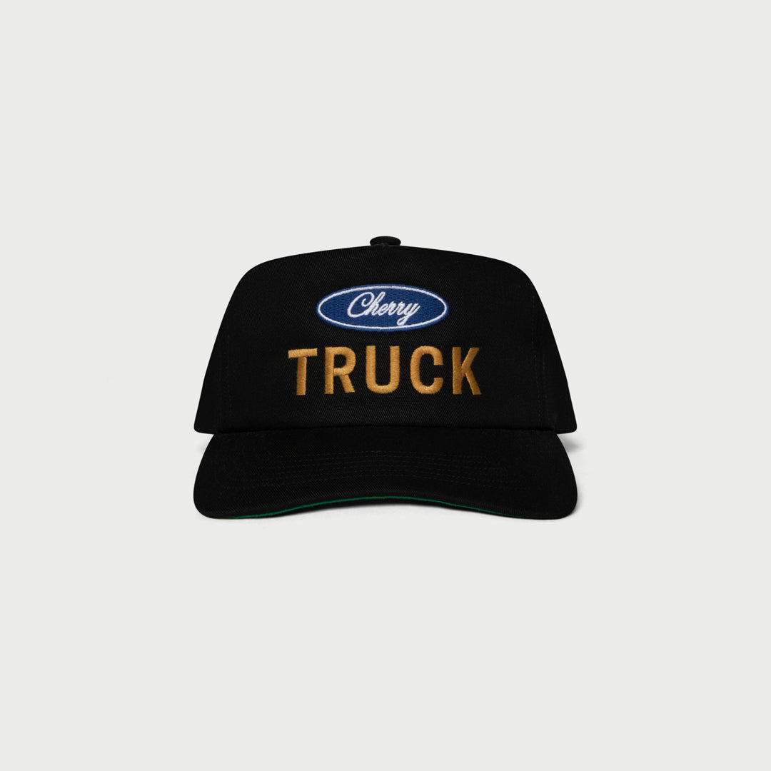 Truck 5 Panel Hat (Black)