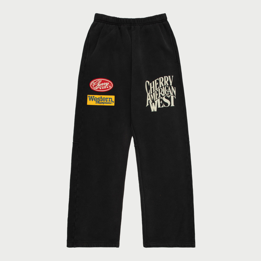 Rodeo Champ Parachute Sweatpants (Black)