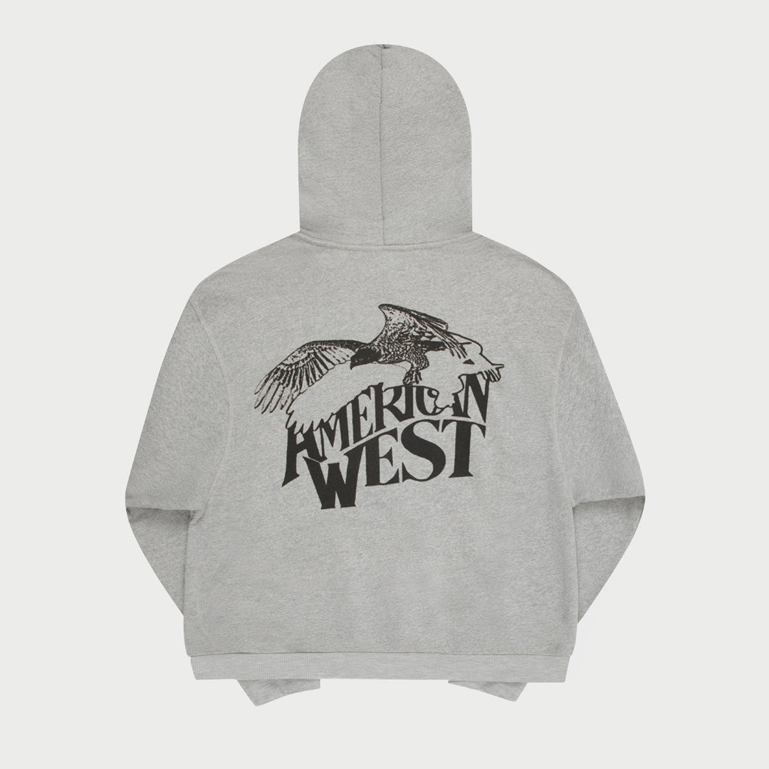 American West Hoodie (Heather Grey)