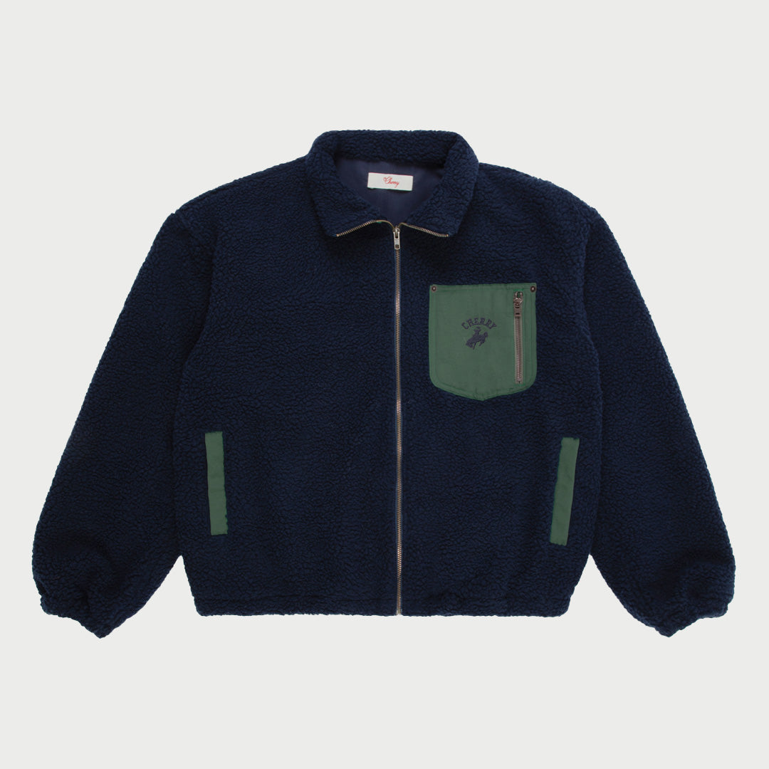 Western High Pile Sherpa (Midnight Blue)