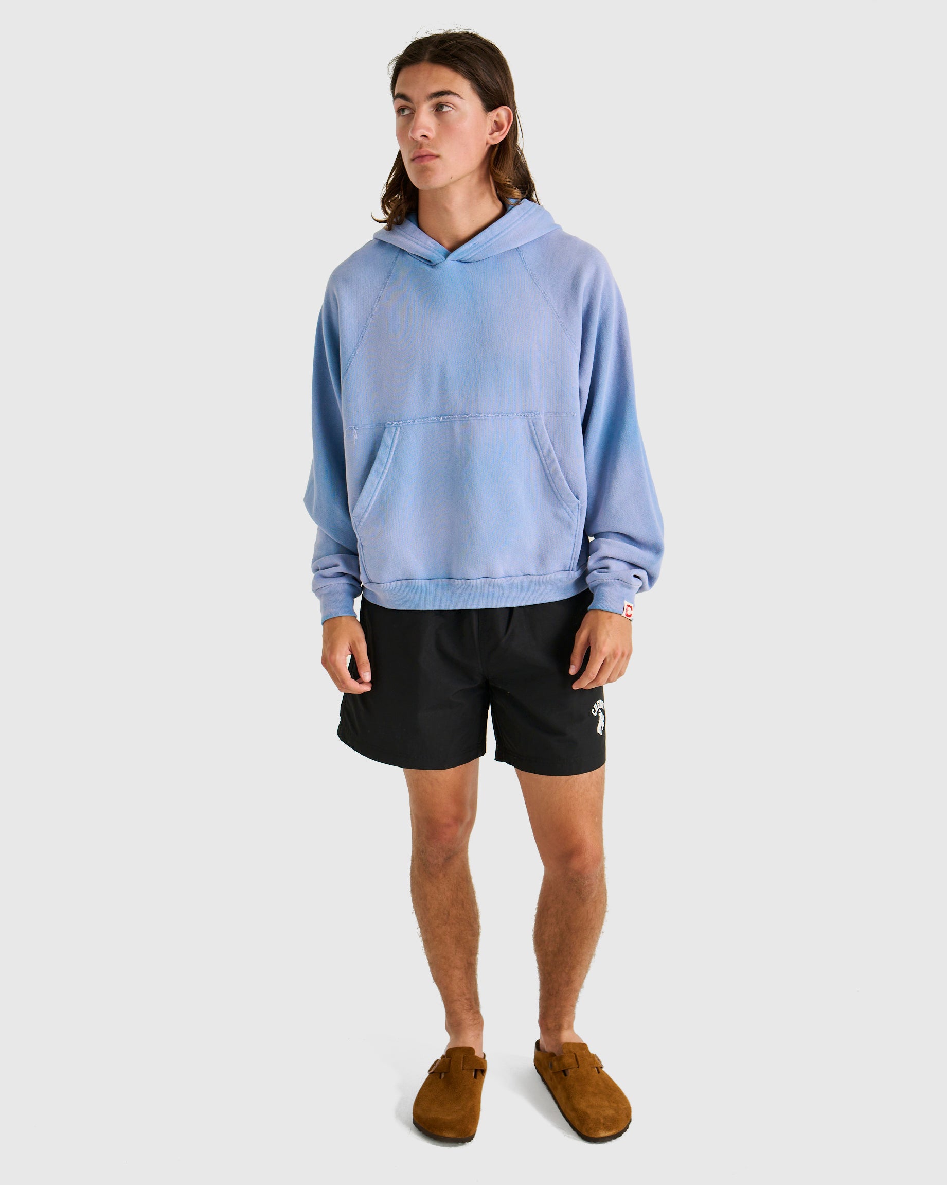 Vintage Classic Raglan Hoodie (Sky Blue)