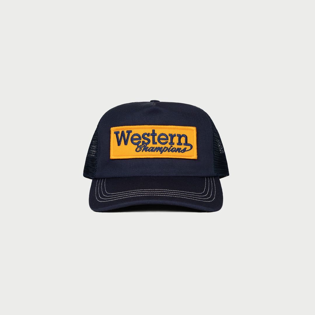 Rodeo Champ Mesh Trucker Hat (Navy)